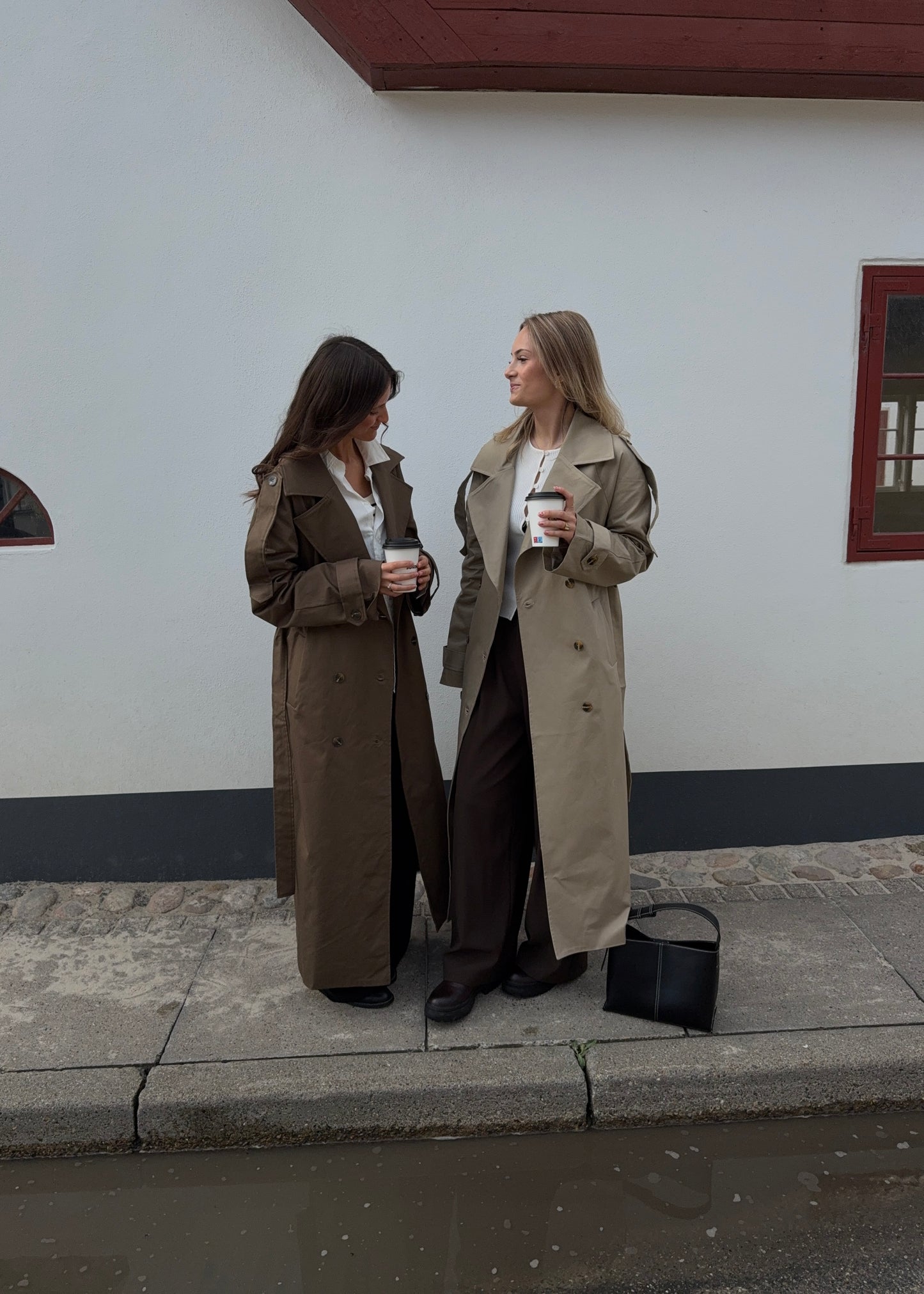 Long-MAGDA Trenchcoat - Brun