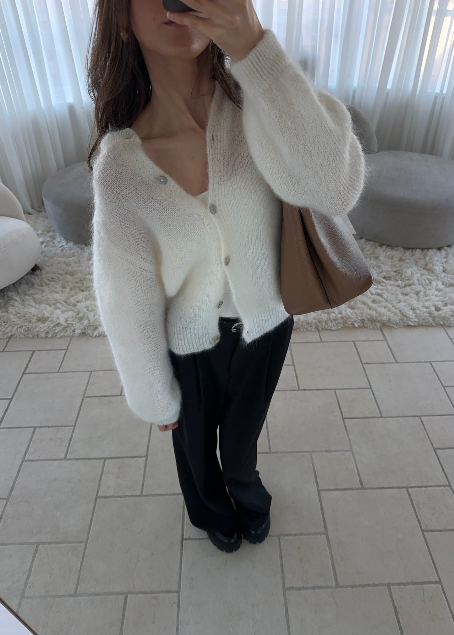 MOHAIR CARDIGAN