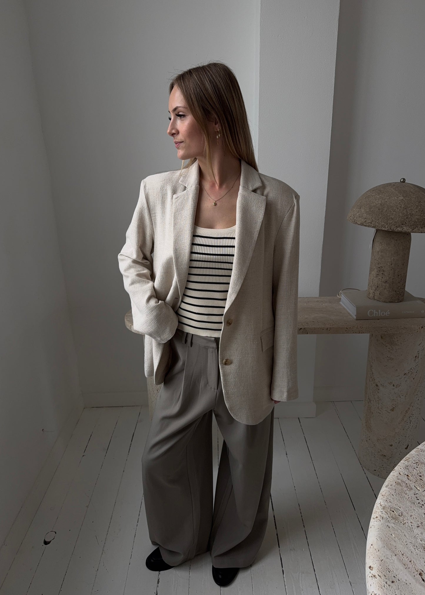 Spring-MAGDA Blazer - Beige