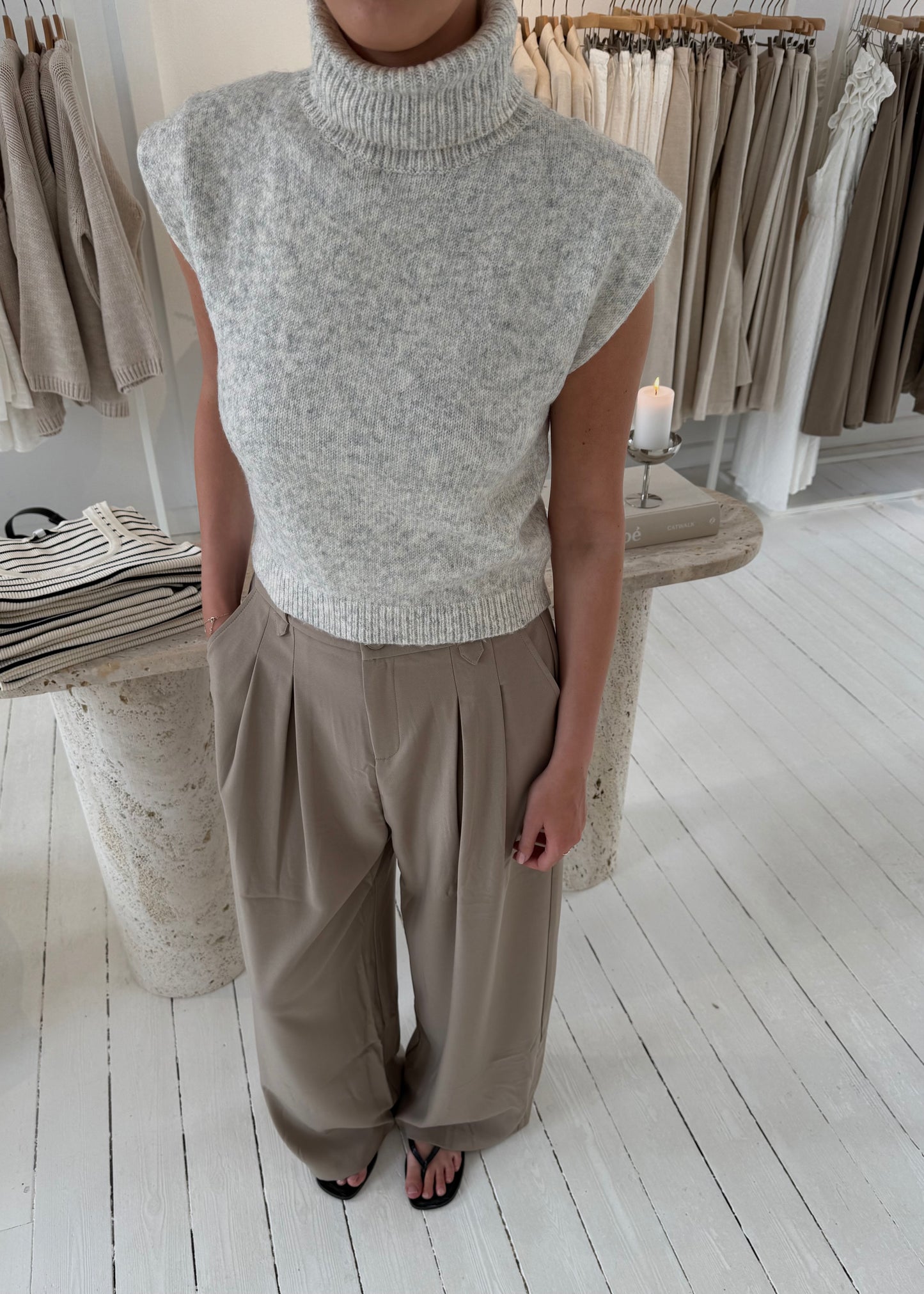 AGNES HABIT BUKSER - Beige