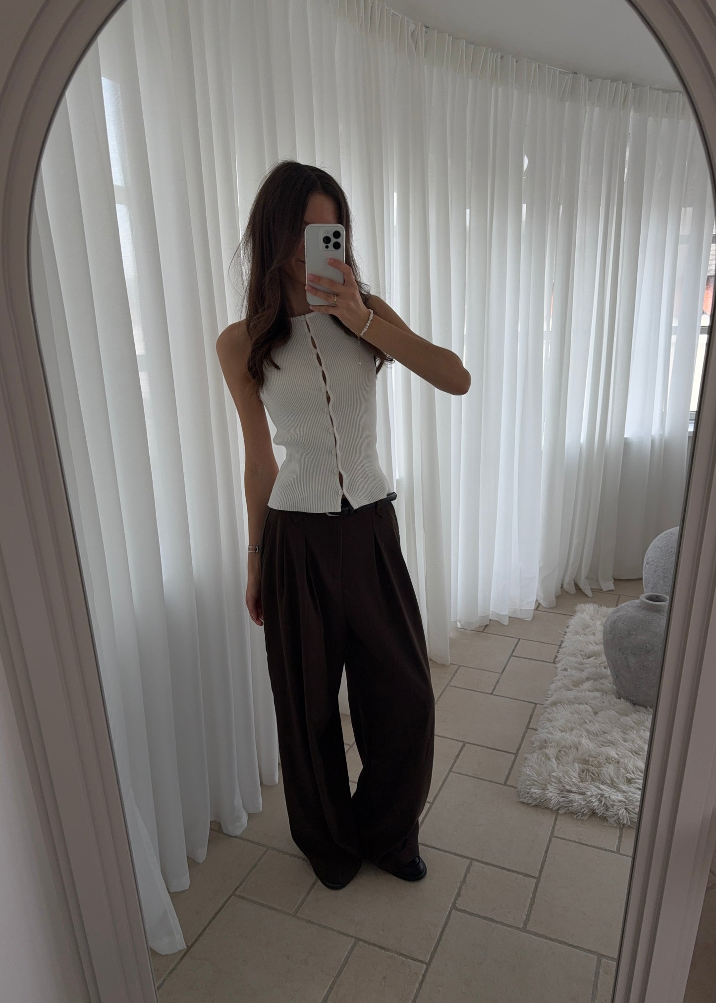 AGNES HABIT BUKSER - Brun
