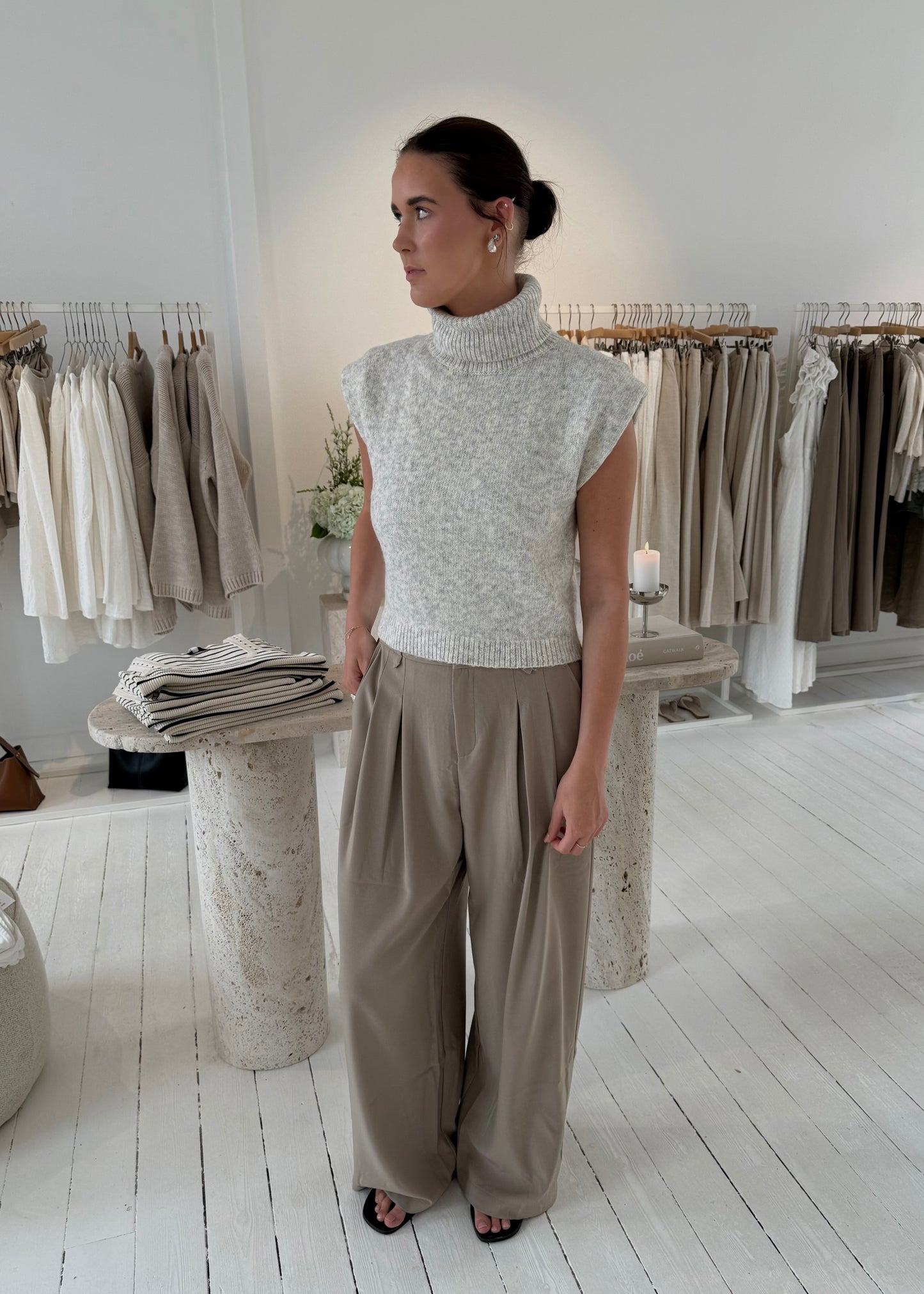 AGNES HABIT BUKSER - Beige