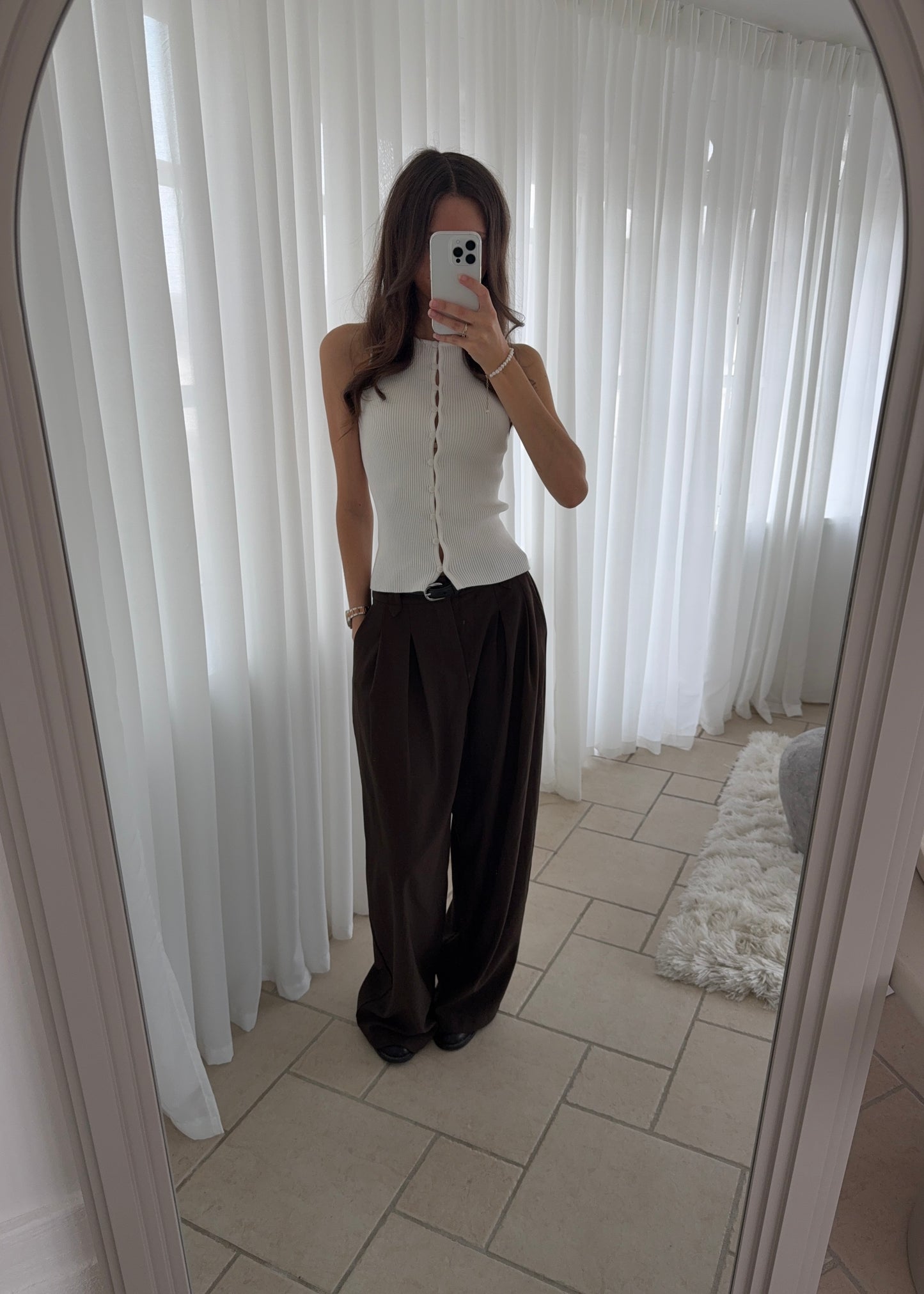 AGNES HABIT BUKSER - Brun