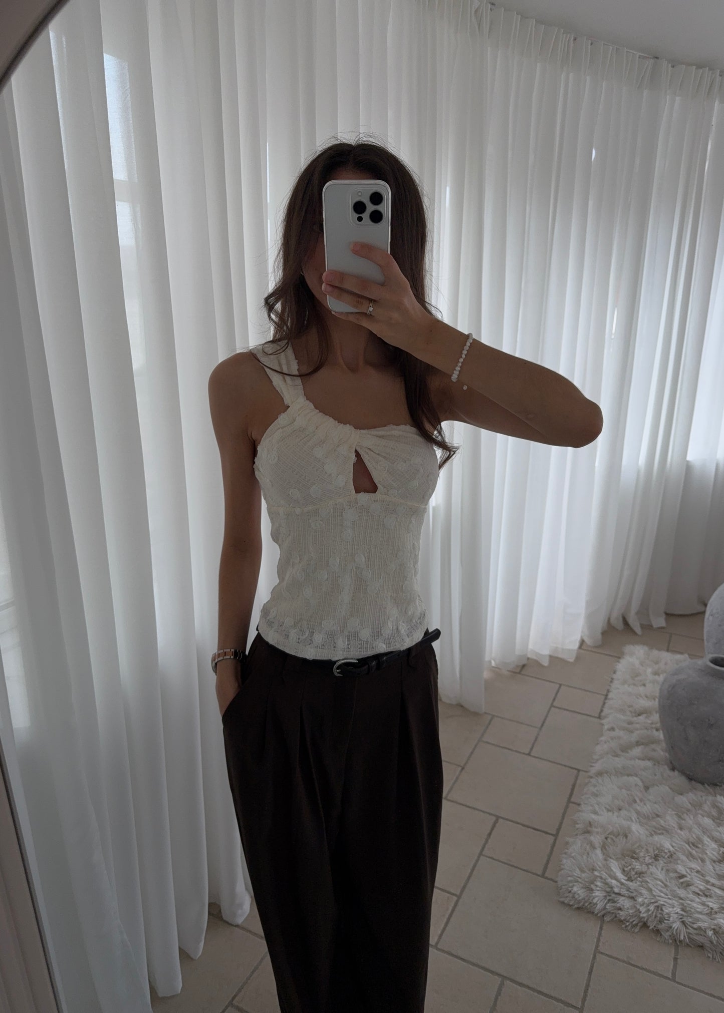 Rose-MAGDA Top- Cream