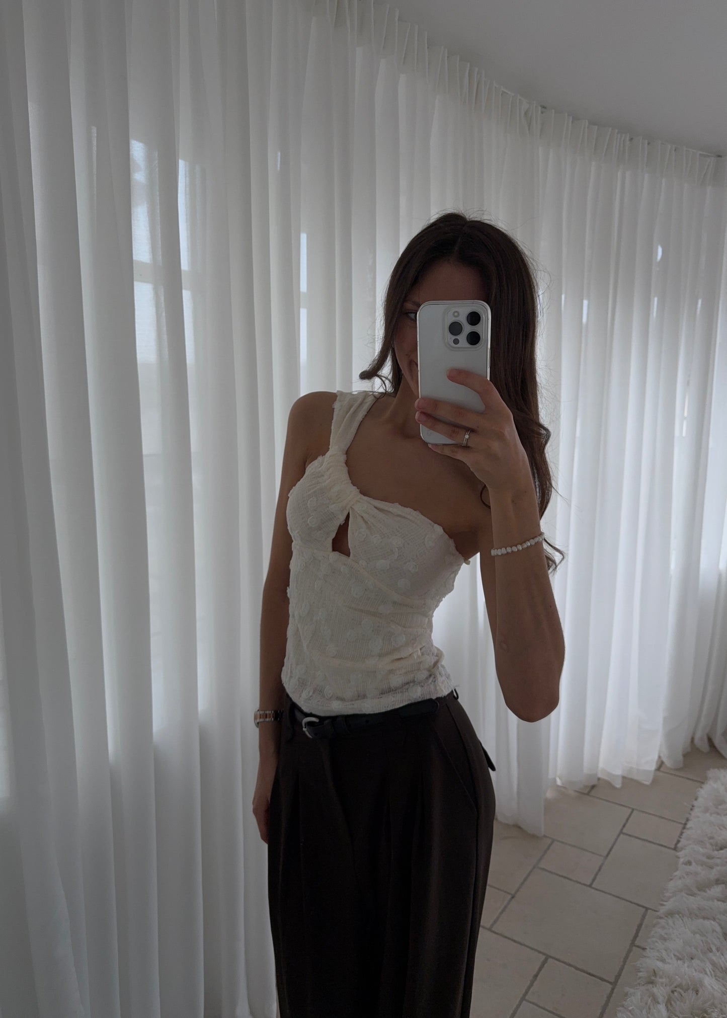 Rose-MAGDA Top- Cream