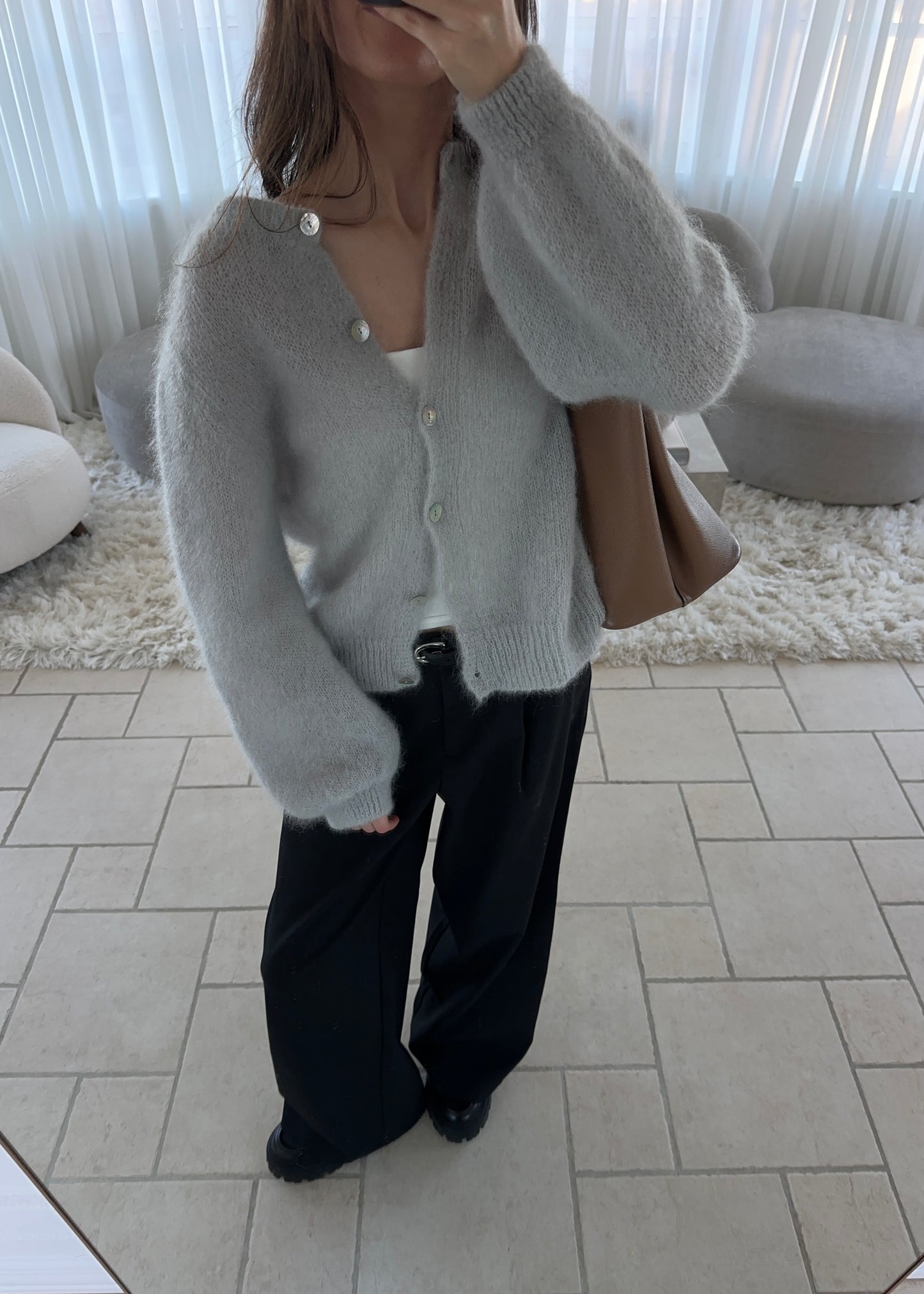 MOHAIR CARDIGAN