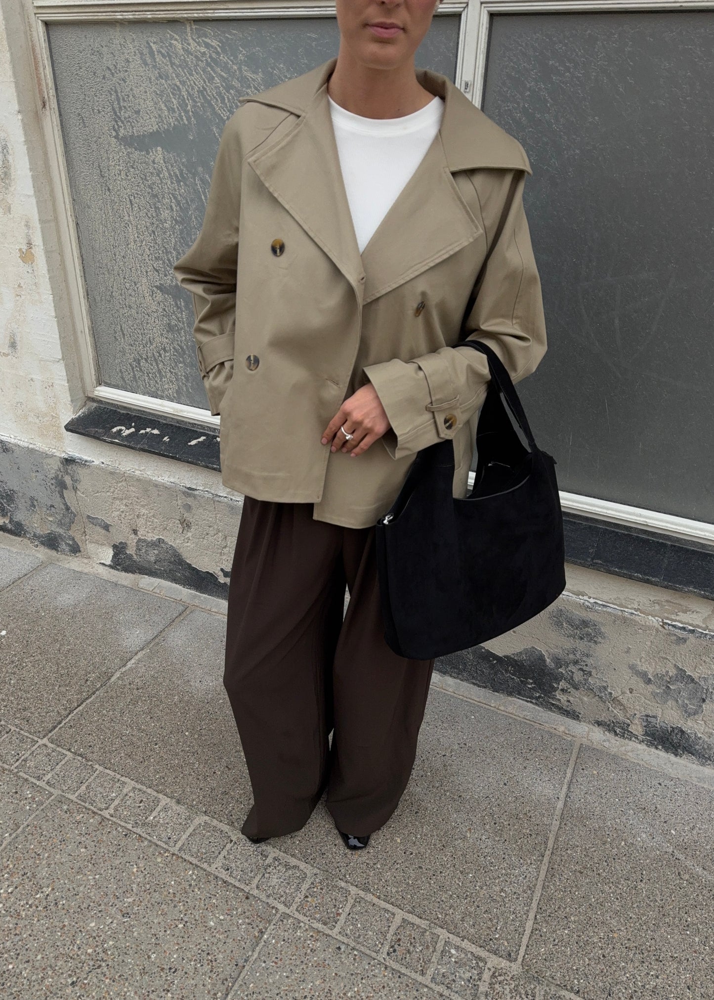 Short-MAGDA Trenchcoat - Beige