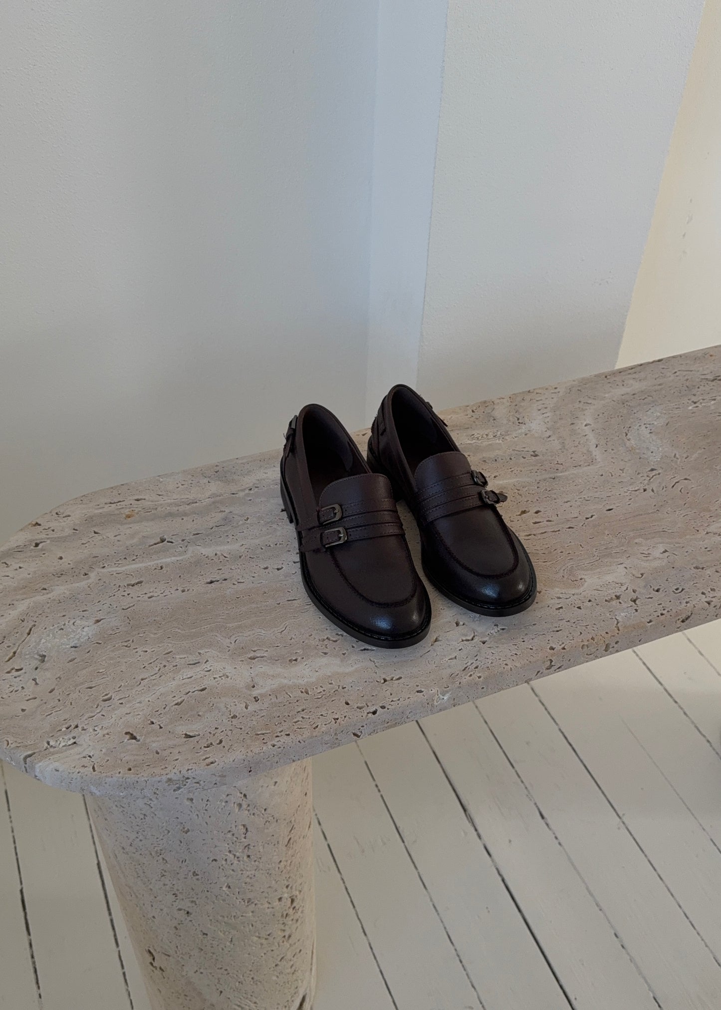 ANNE LOAFERS - Brun