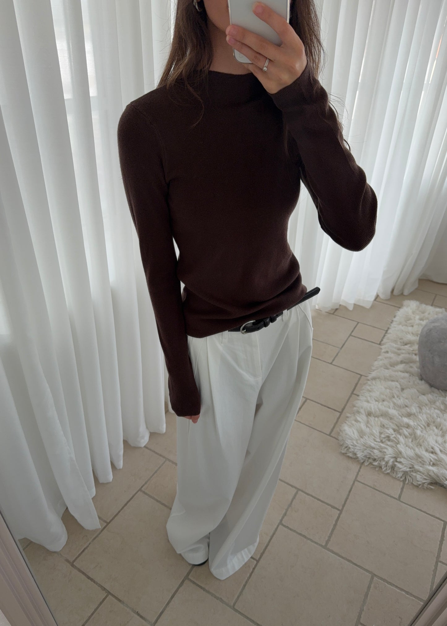 FANNY BLUSE - Brun