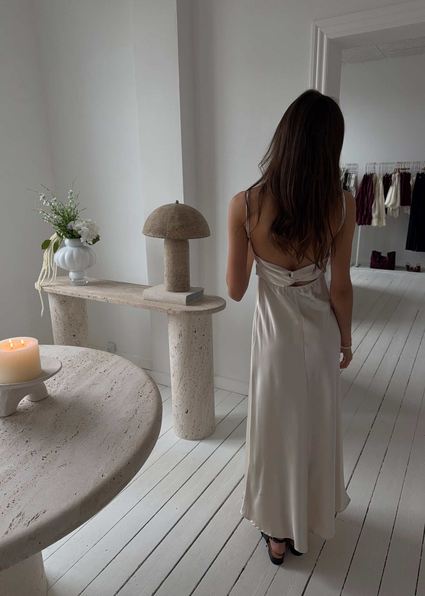 FIONA MAXI DRESS - Cream