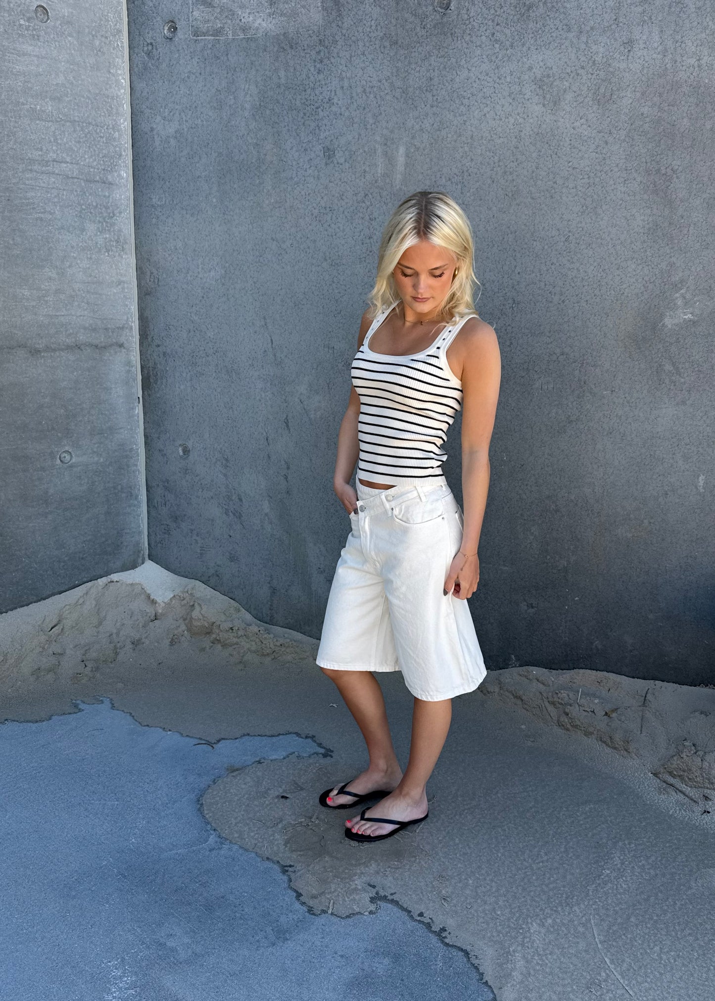INGVILD SHORTS - Cream