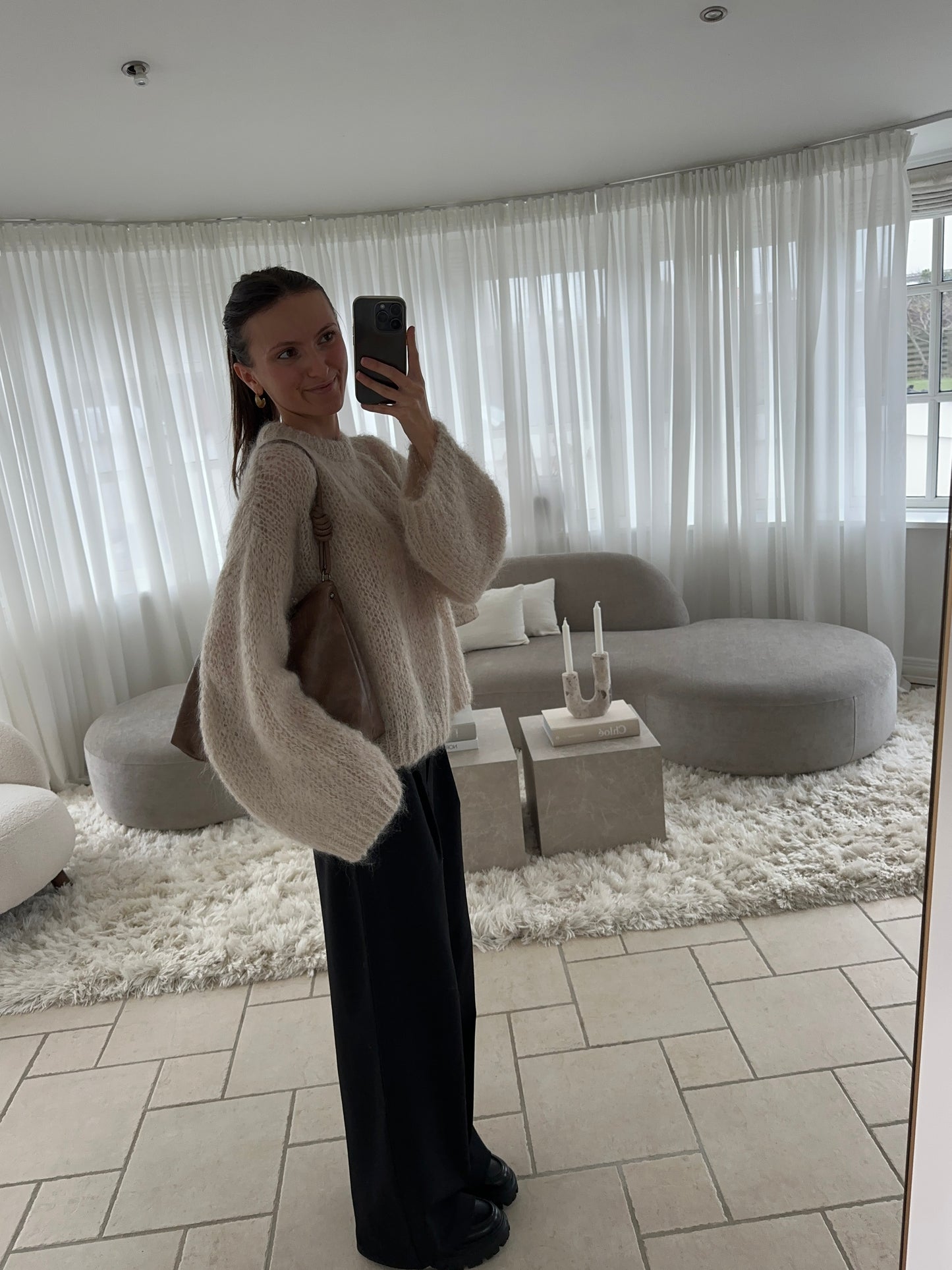 Kaia MOHAIR JUMPER - Beige (Pre-Order)