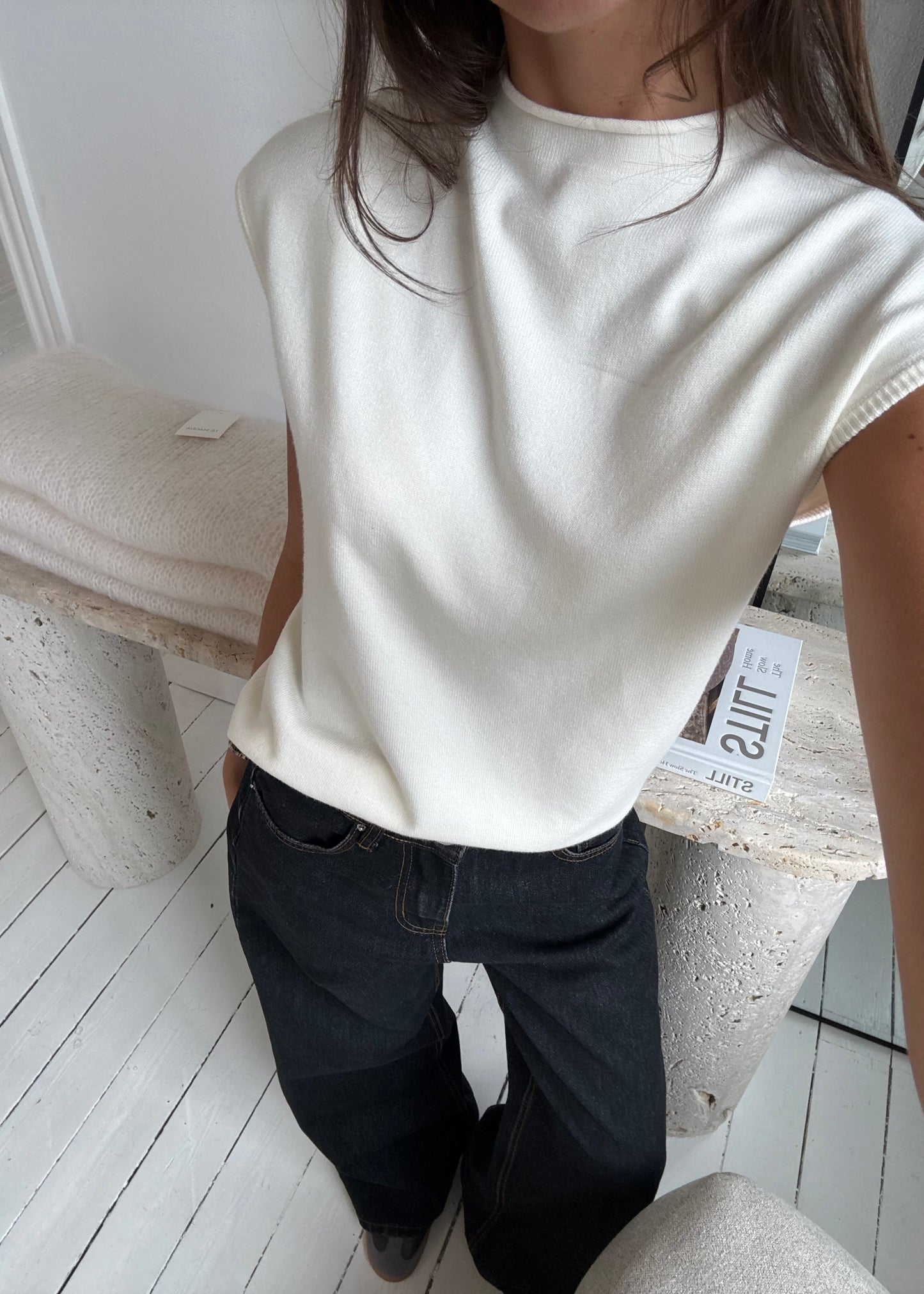 ZOE TOP - Cream