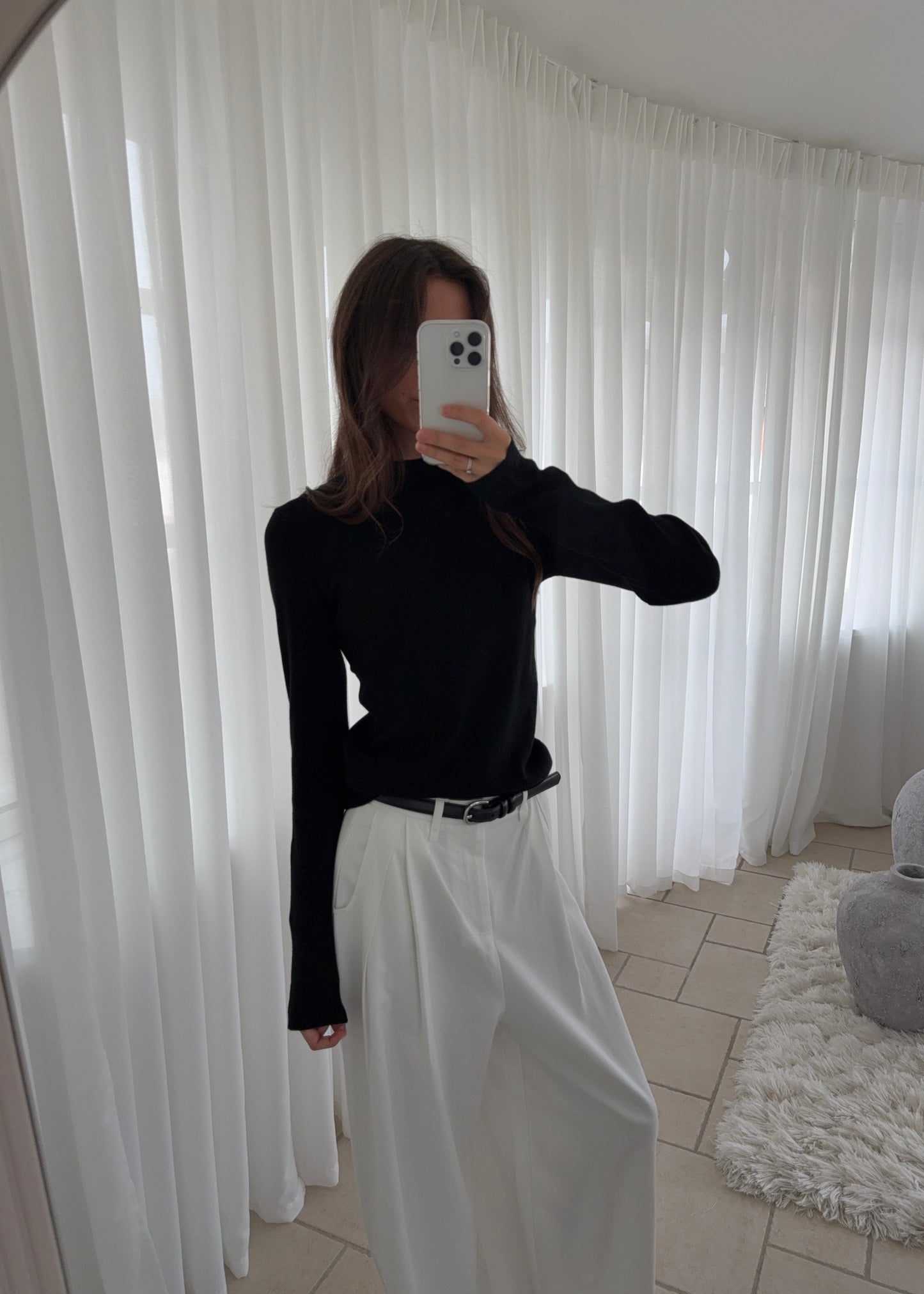 FANNY BLUSE - Sort