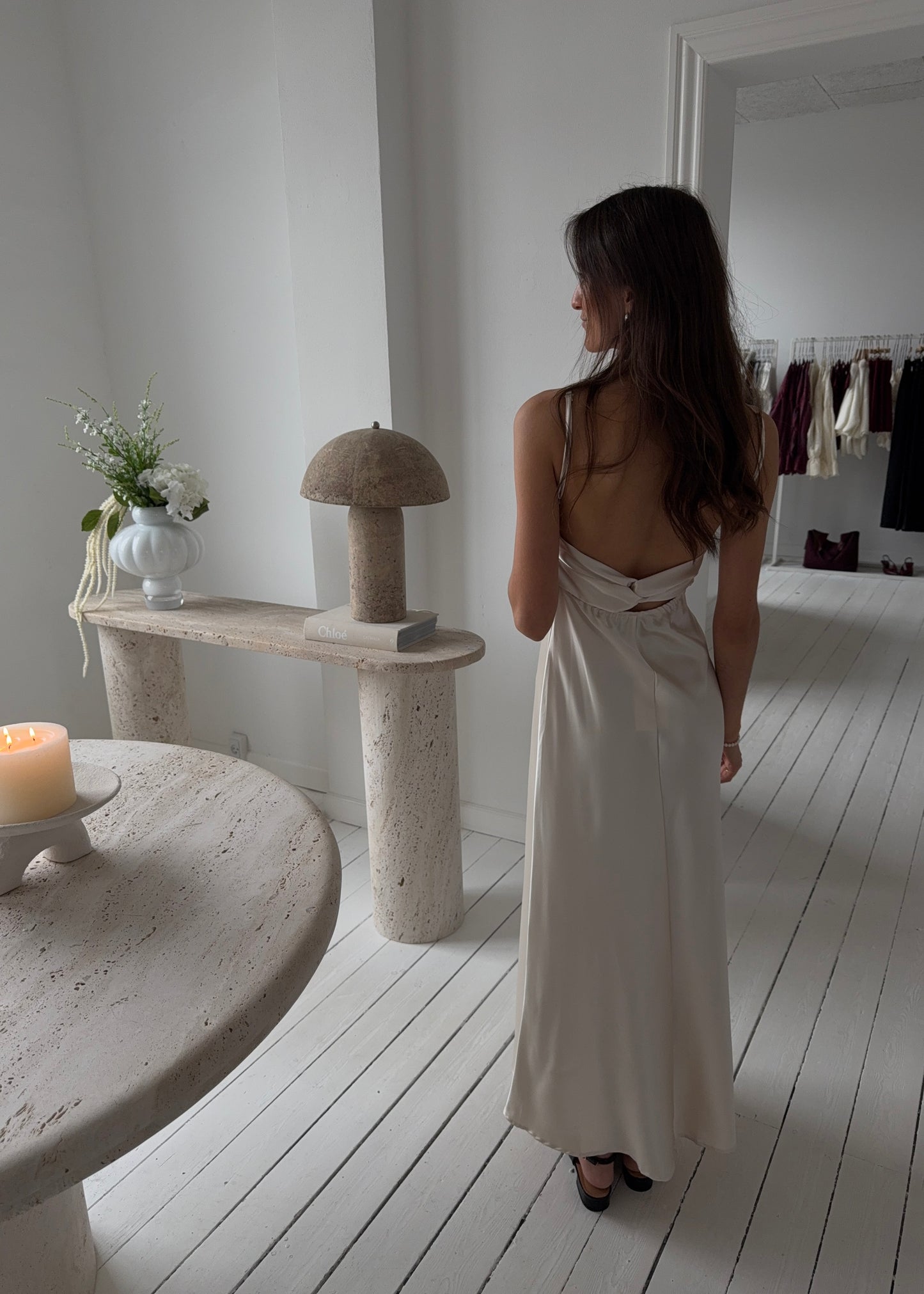 FIONA MAXI DRESS - Cream