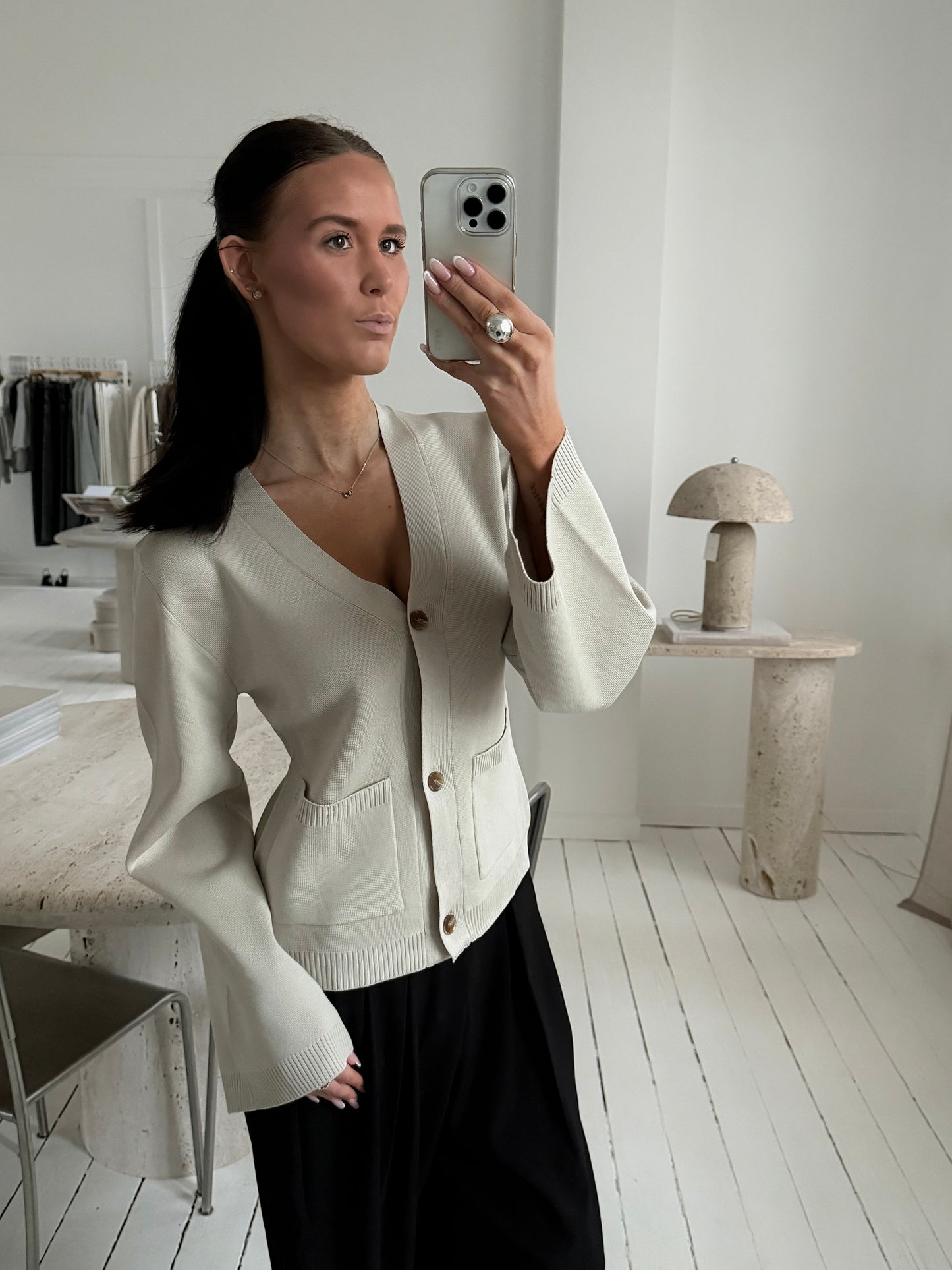 ANGEL CARDIGAN - Beige