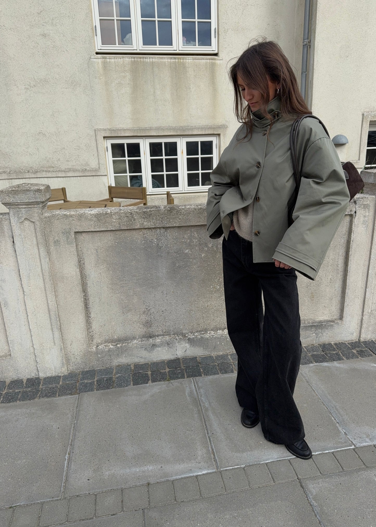 Melba-MAGDA Trenchcoat - Grøn