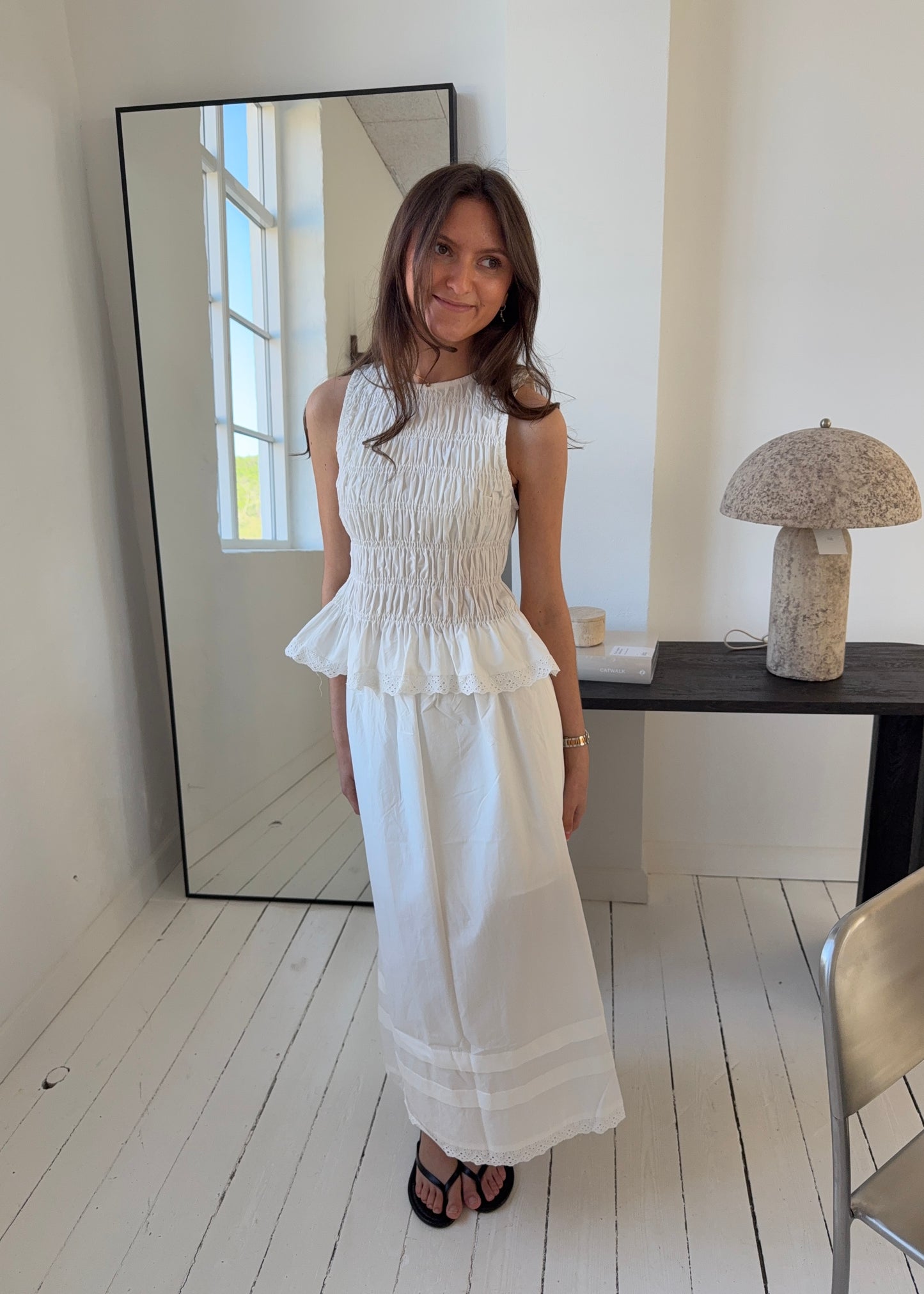 ELLIE SKIRT - Hvid