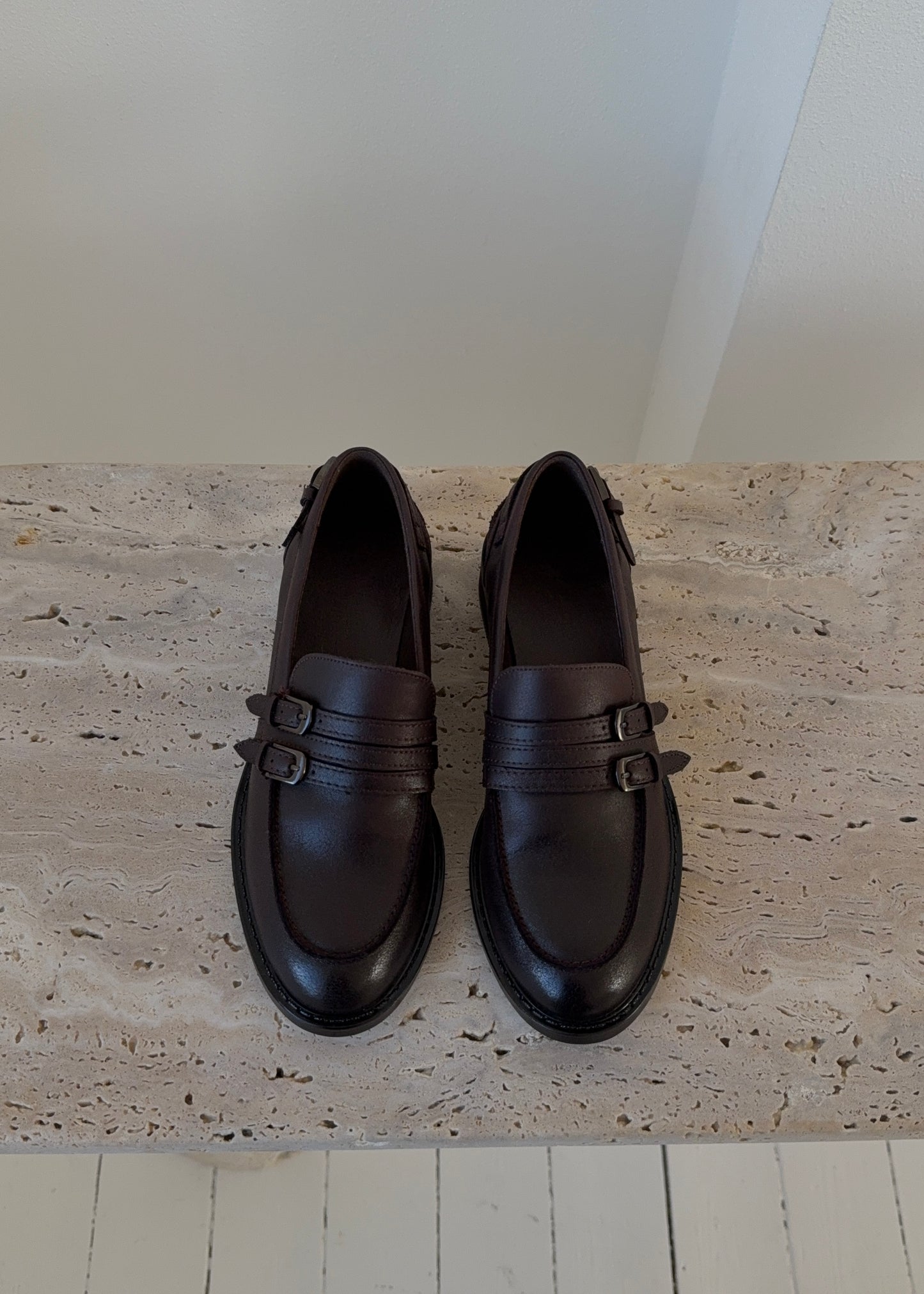 ANNE LOAFERS - Brun