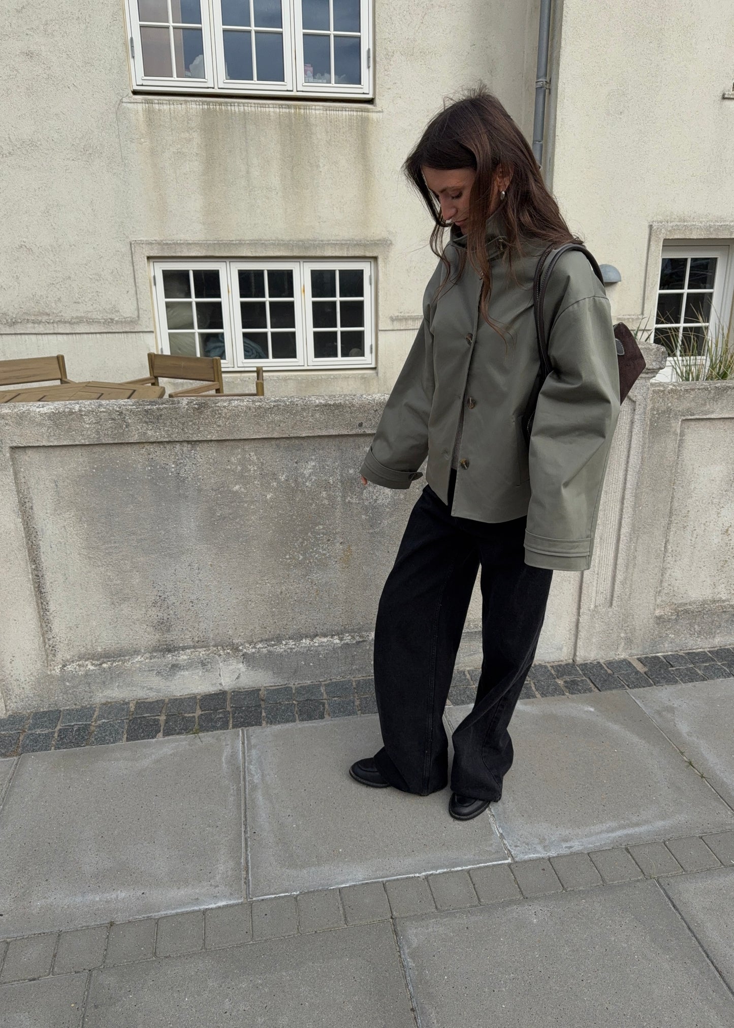 Melba-MAGDA Trenchcoat - Grøn