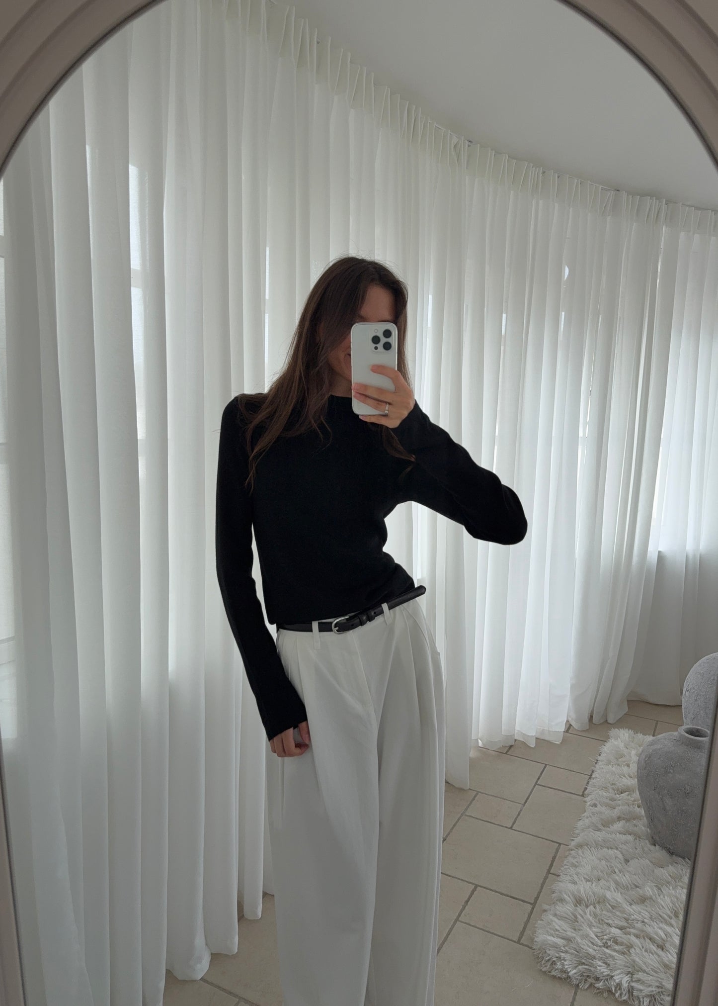 FANNY BLUSE - Sort