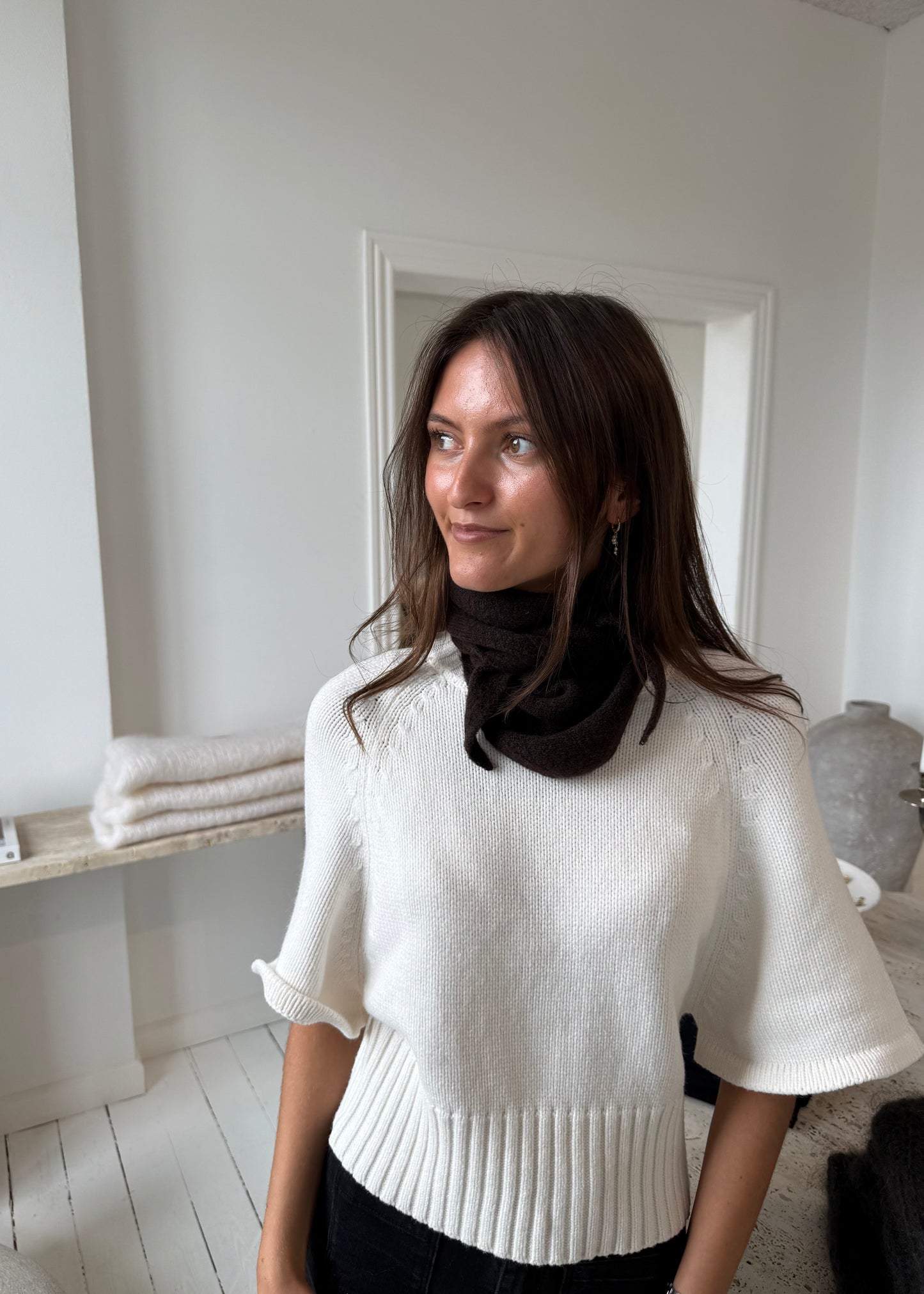 BIANCA SCARF - Brun