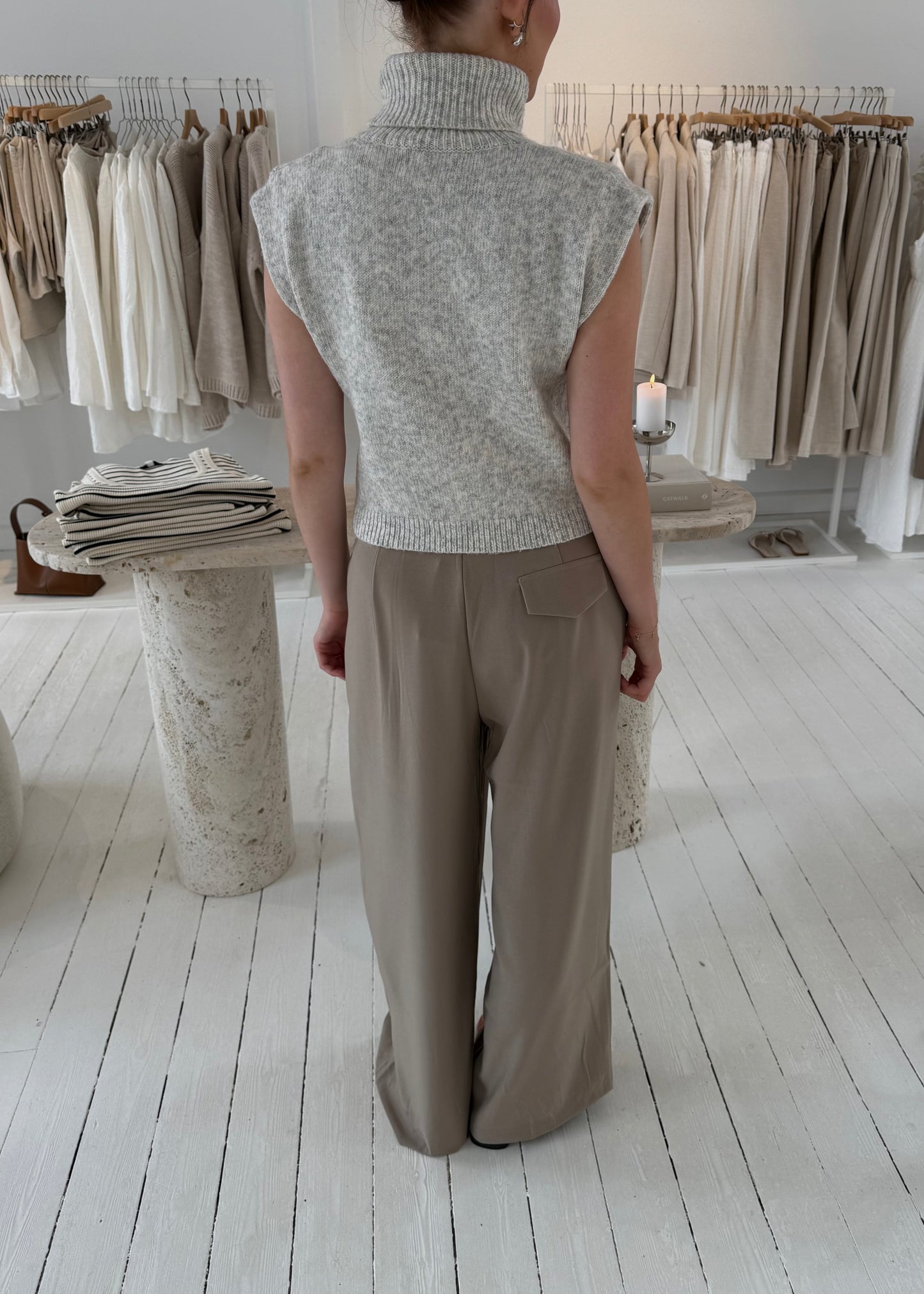 AGNES HABIT BUKSER - Beige