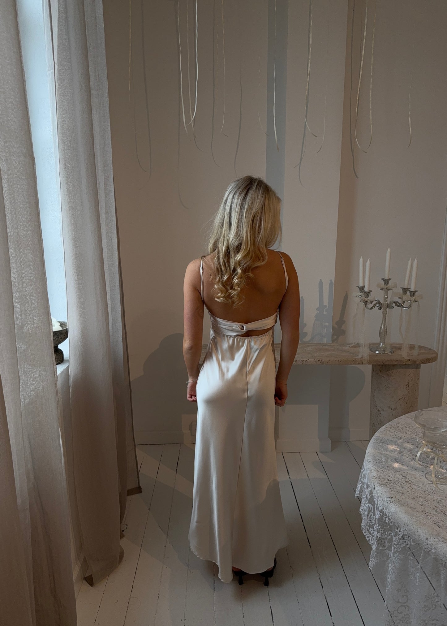 FIONA MAXI DRESS - Cream