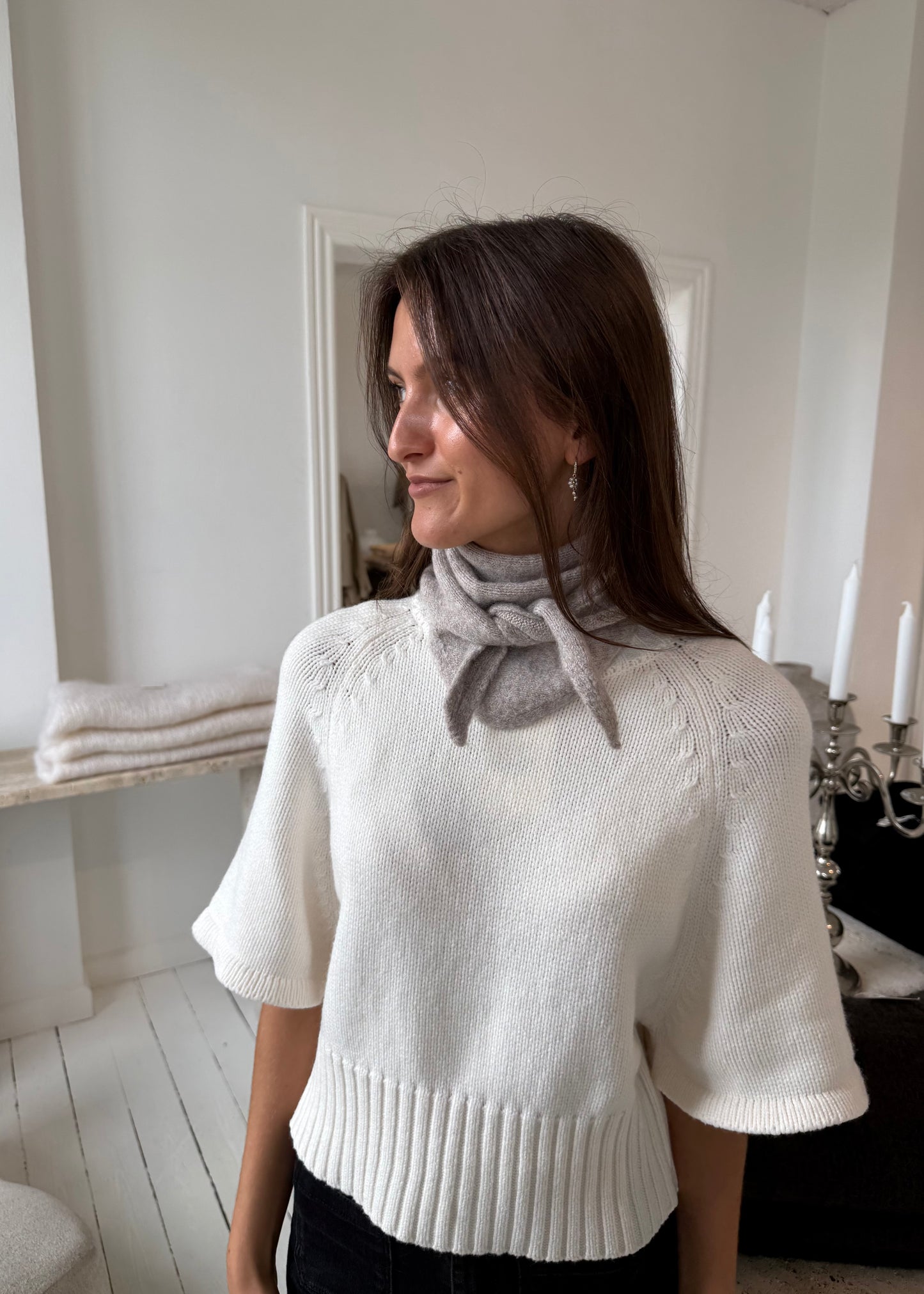 BIANCA SCARF - Beige