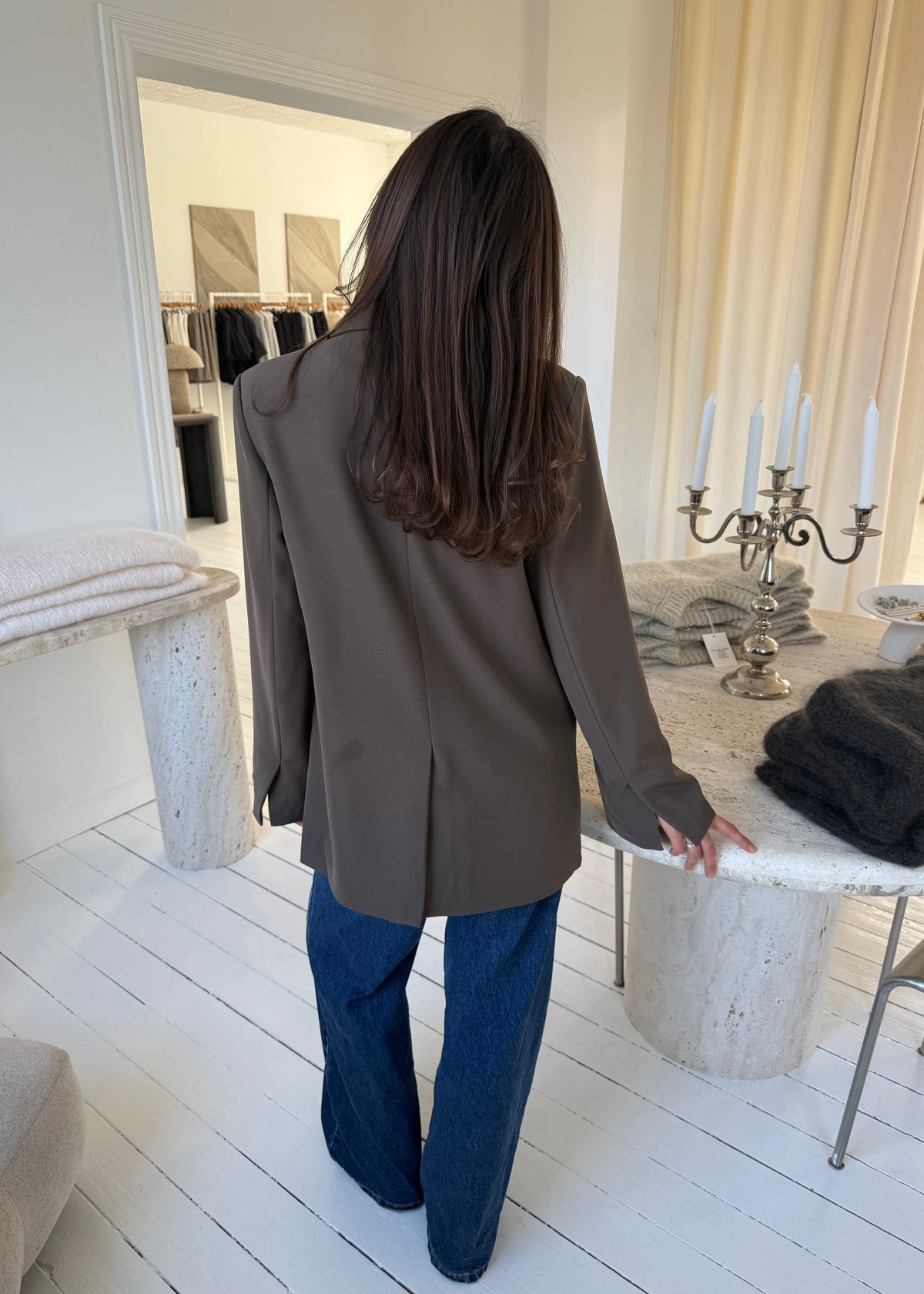 MANDI BLAZER - Brun