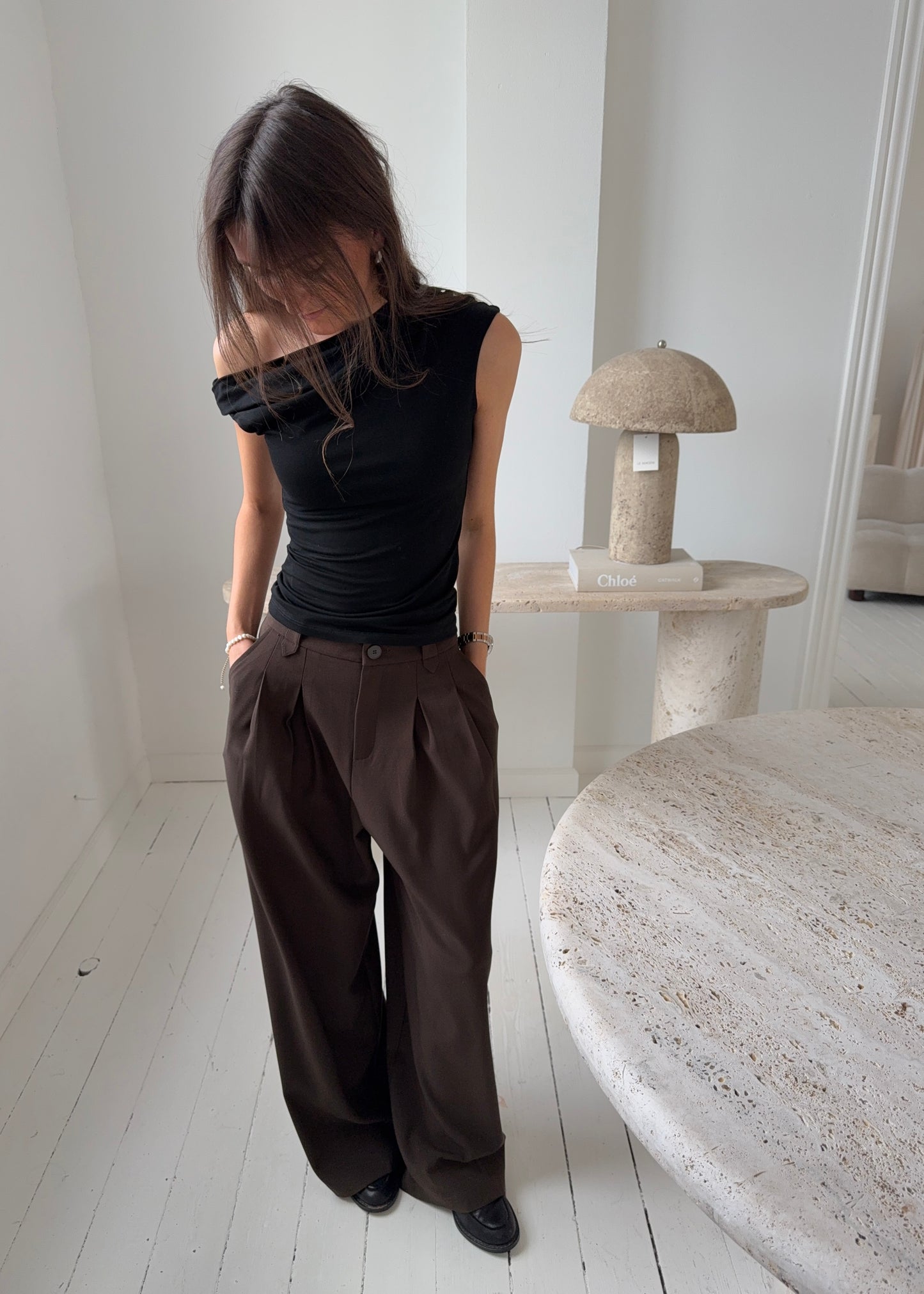 LIVA TOP - Sort