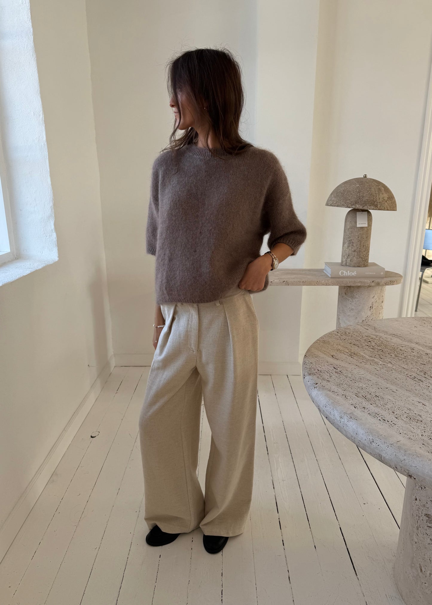 Spring-MAGDA Pants - Beige