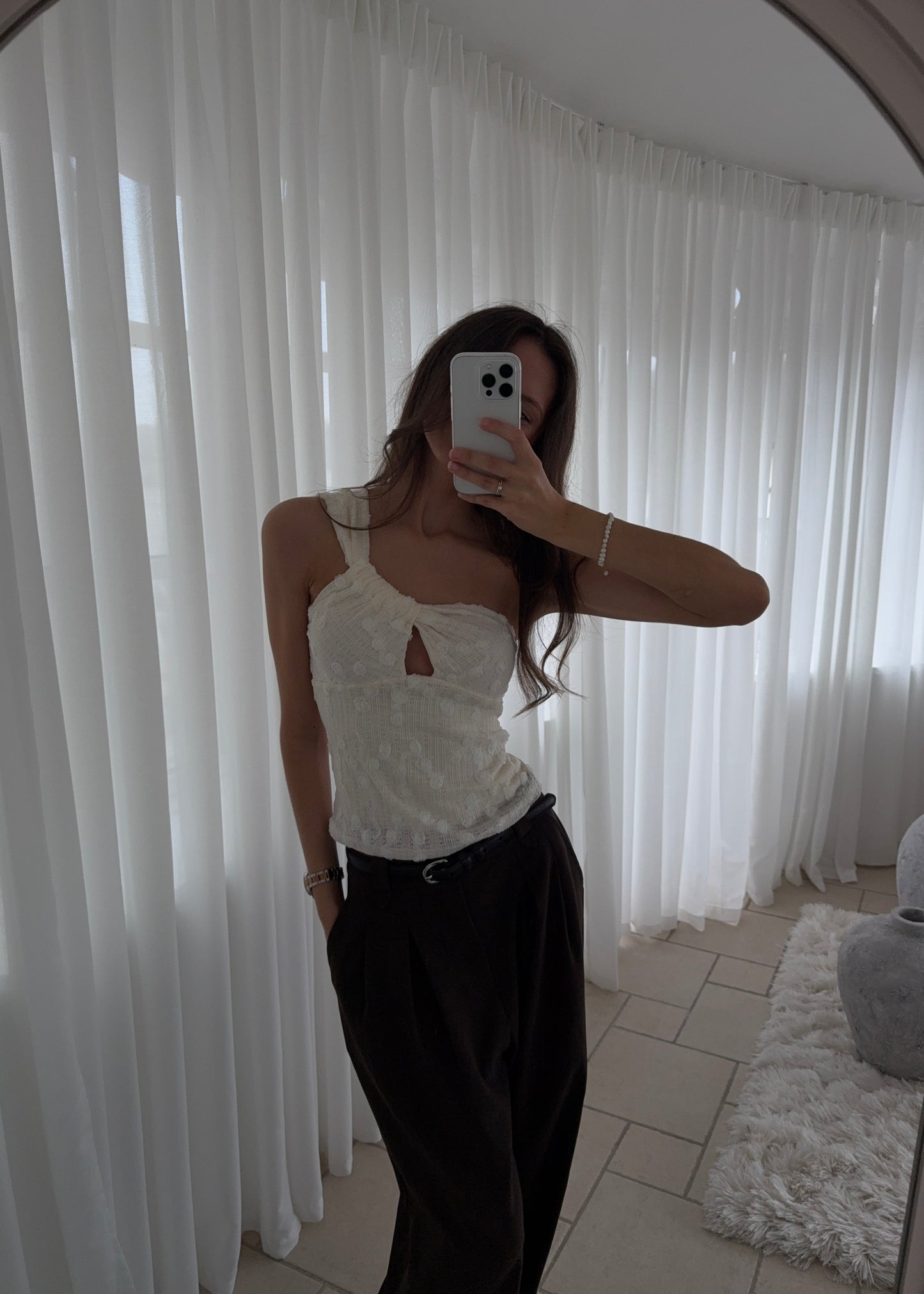 Rose-MAGDA Top- Cream