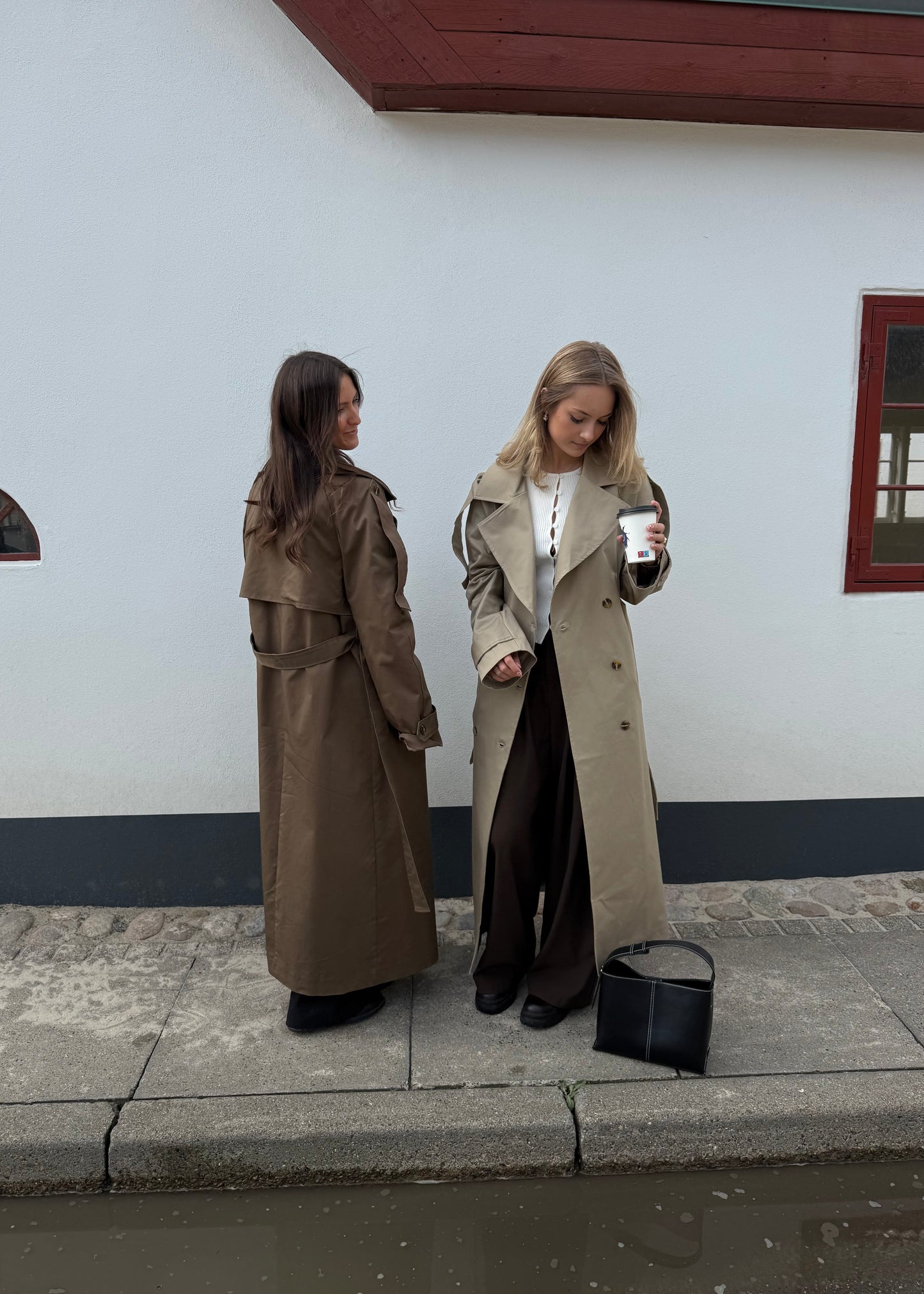 Long-MAGDA Trenchcoat - Brun