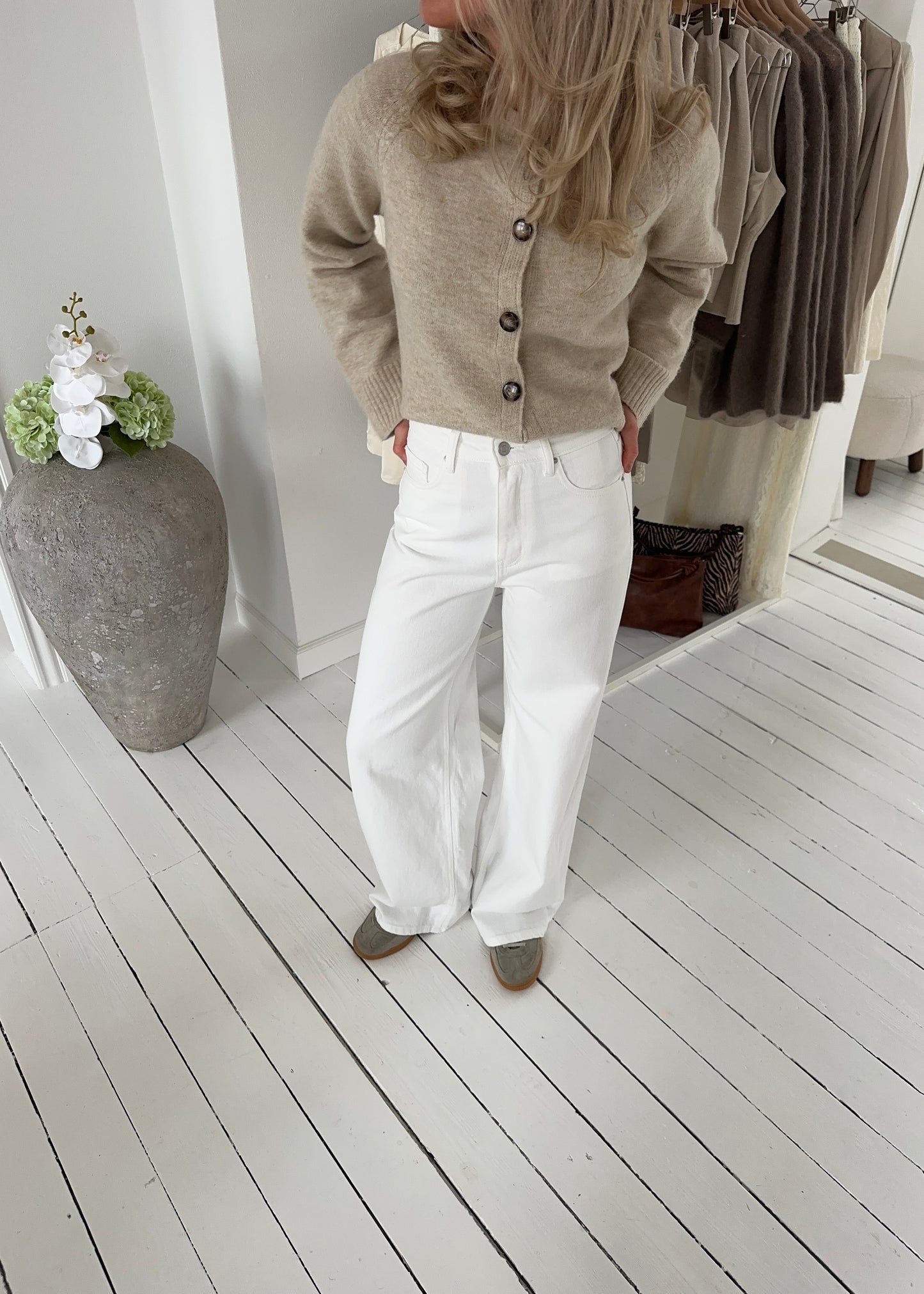 ANNIKA JEANS - Hvid