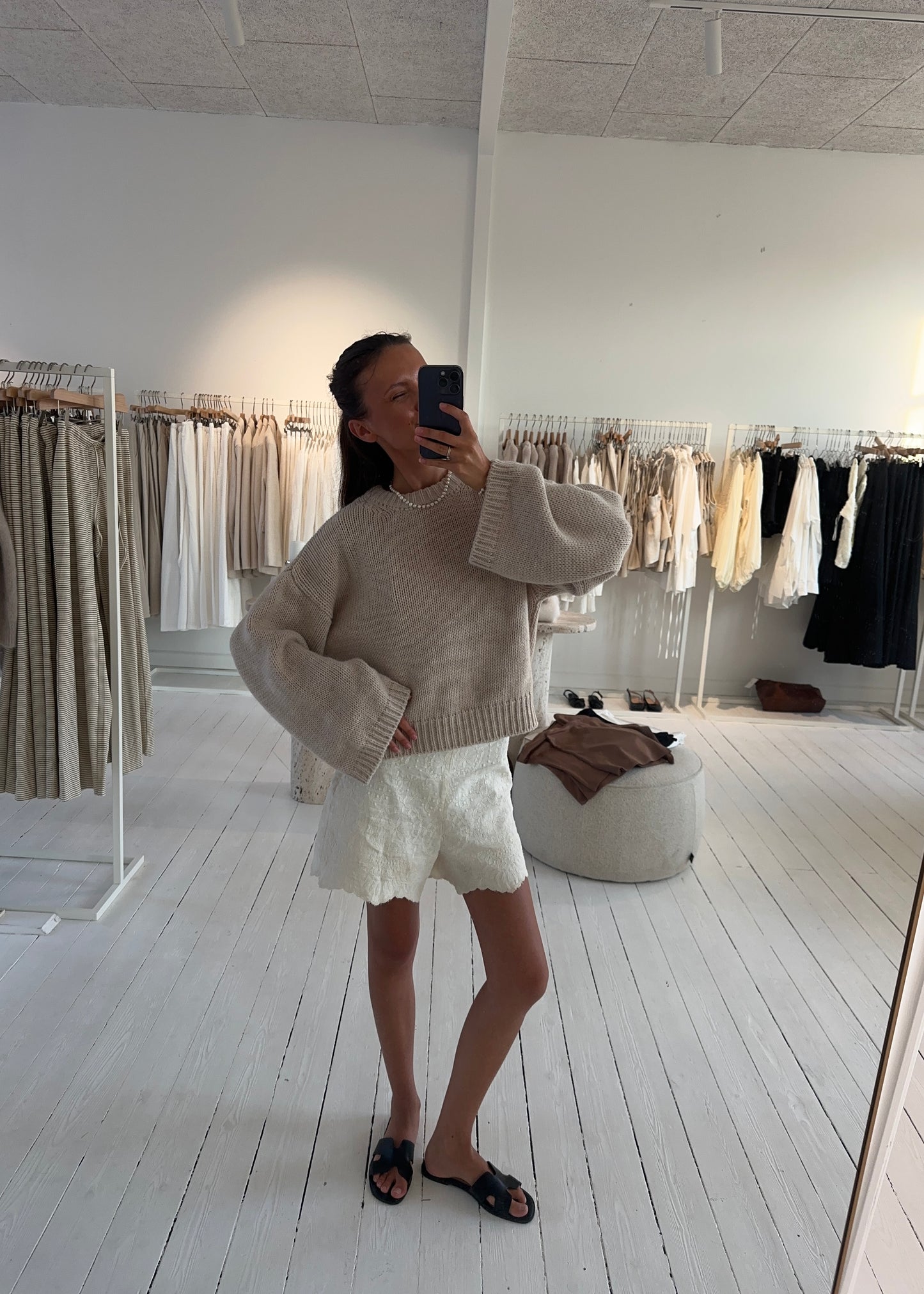 Bella-MAGDA Sweater - Beige