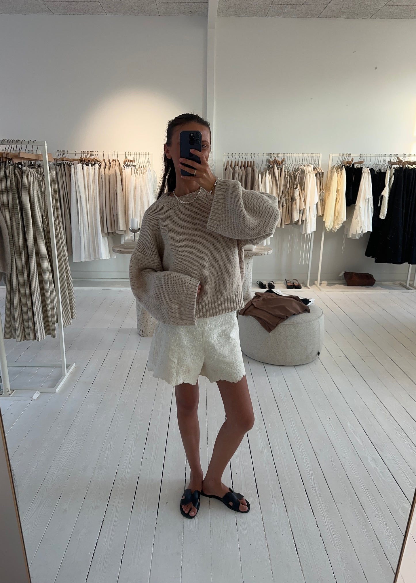 Bella-MAGDA Sweater - Beige