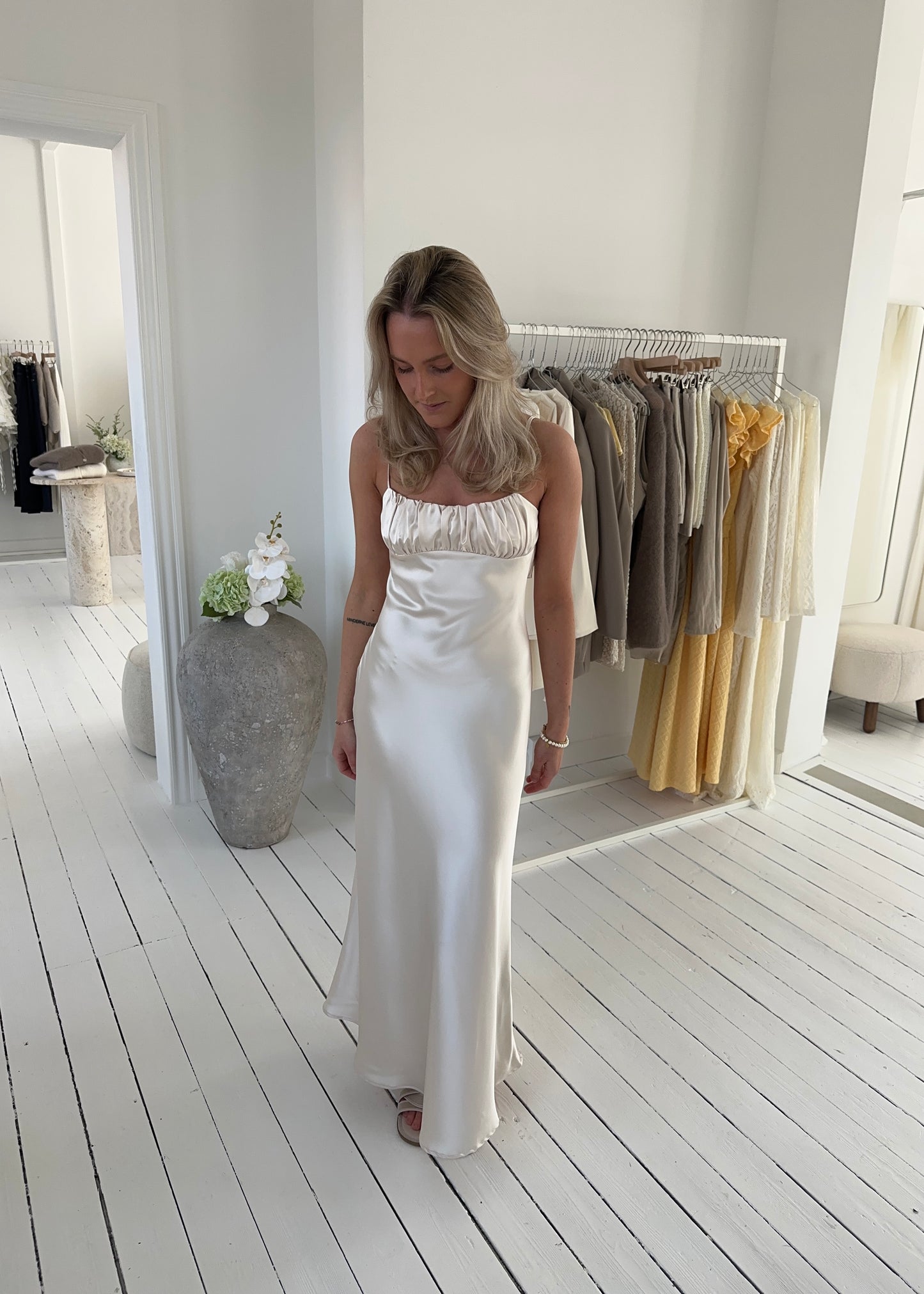 FIONA MAXI DRESS - Cream