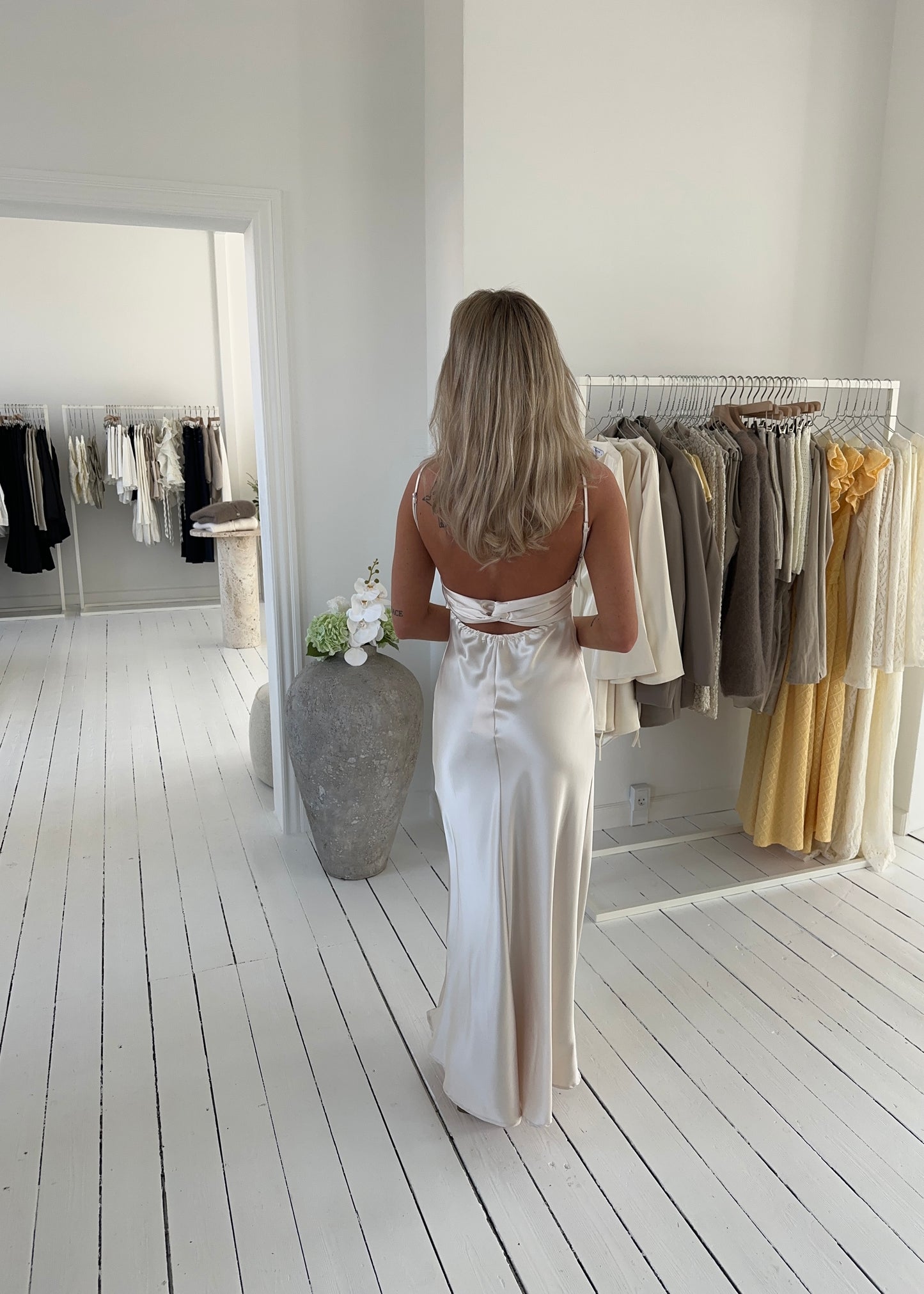 FIONA MAXI DRESS - Cream