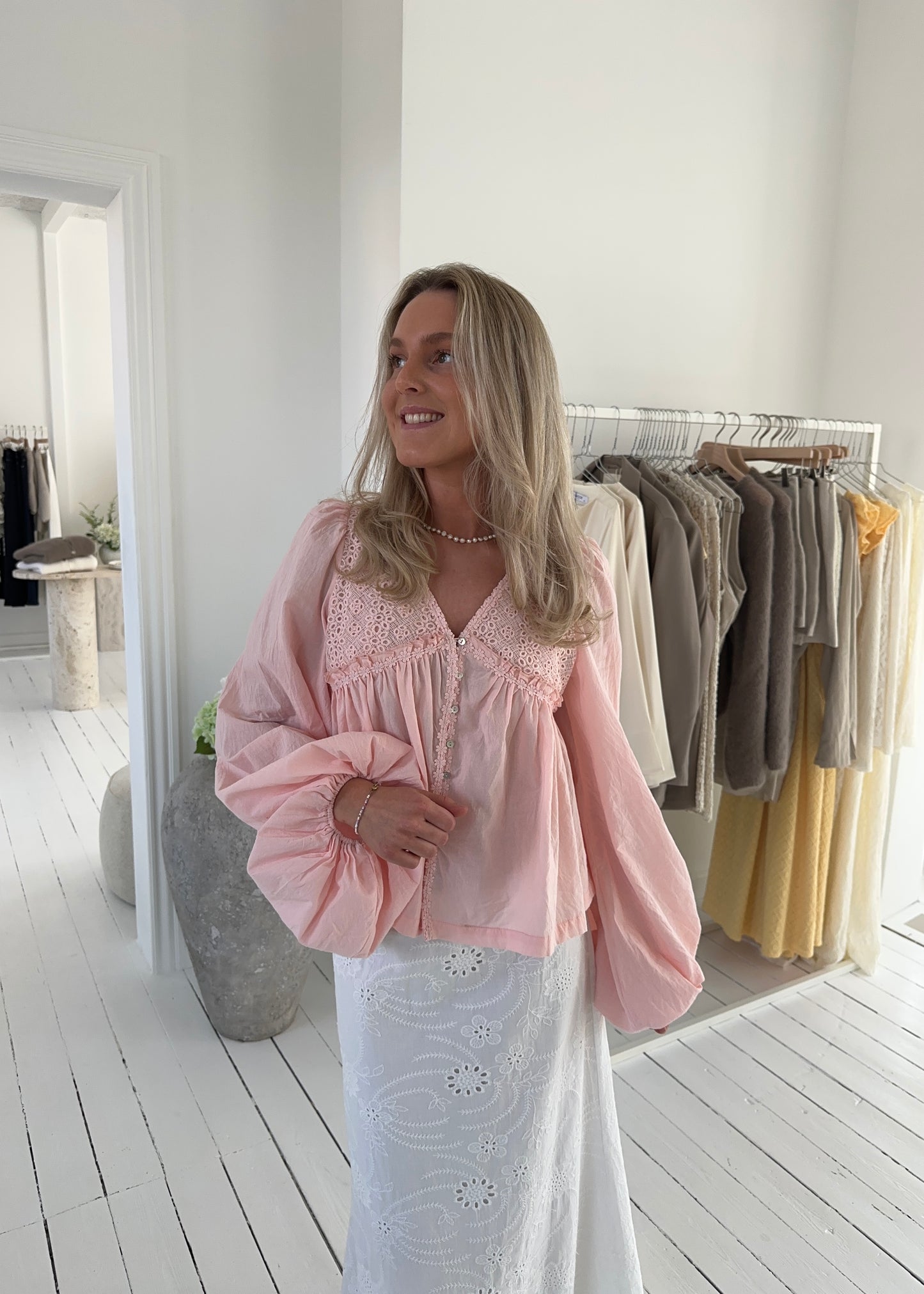 Breezy-MAGDA Skjorte - Rosa
