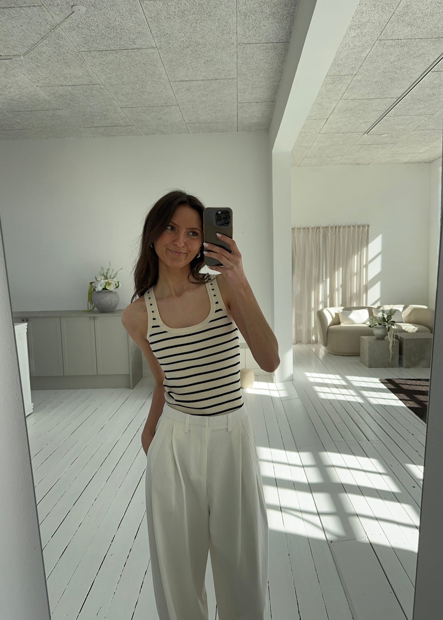 CAMILLA TOP - Cream