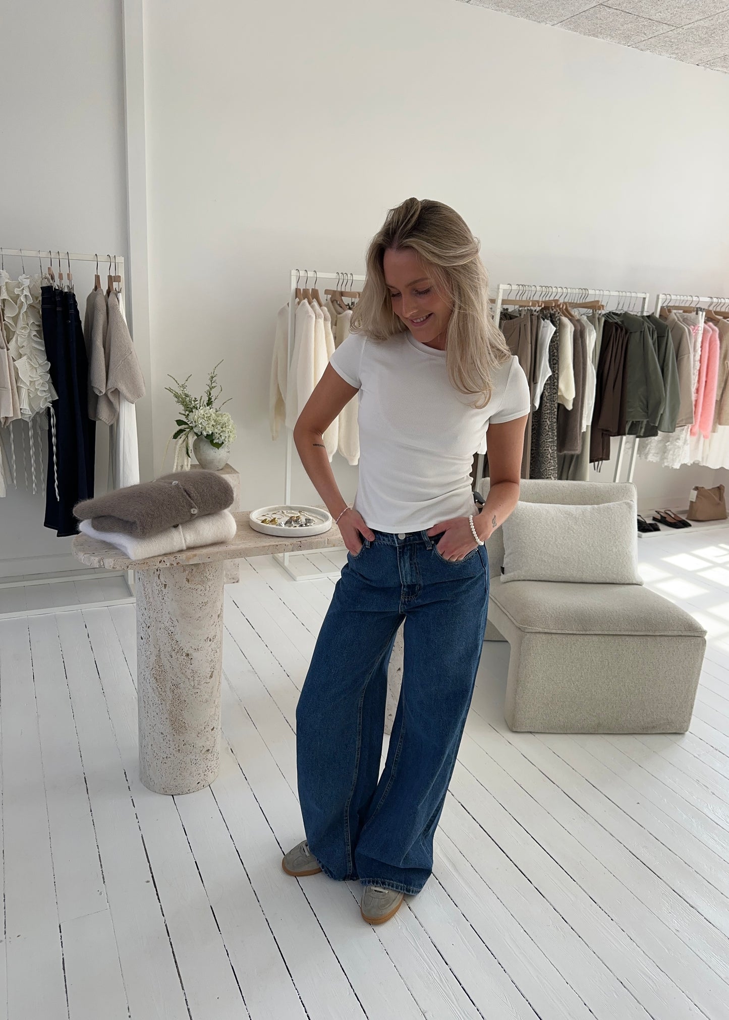 ANNIKA JEANS - Blå