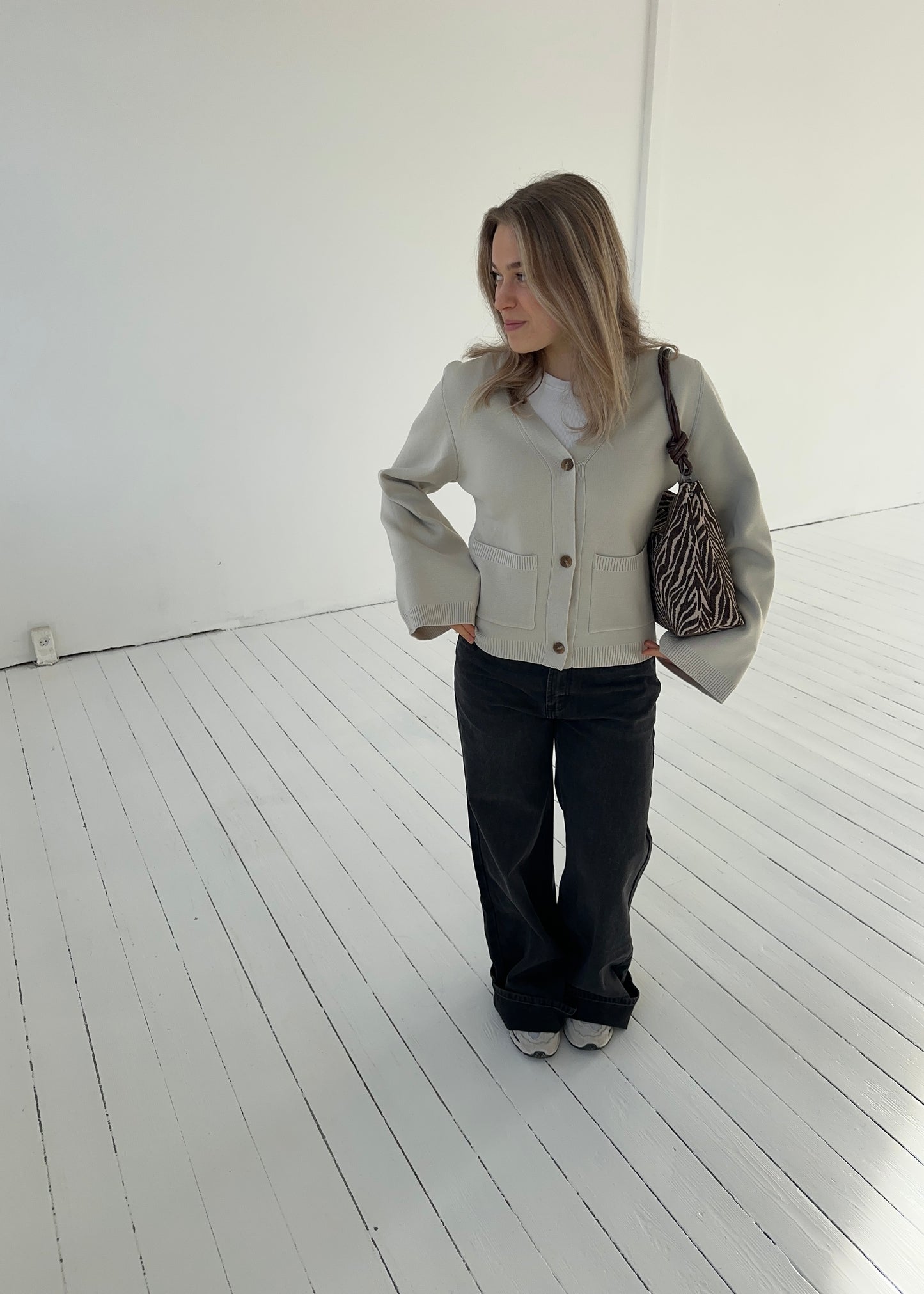 ANGEL CARDIGAN - Beige