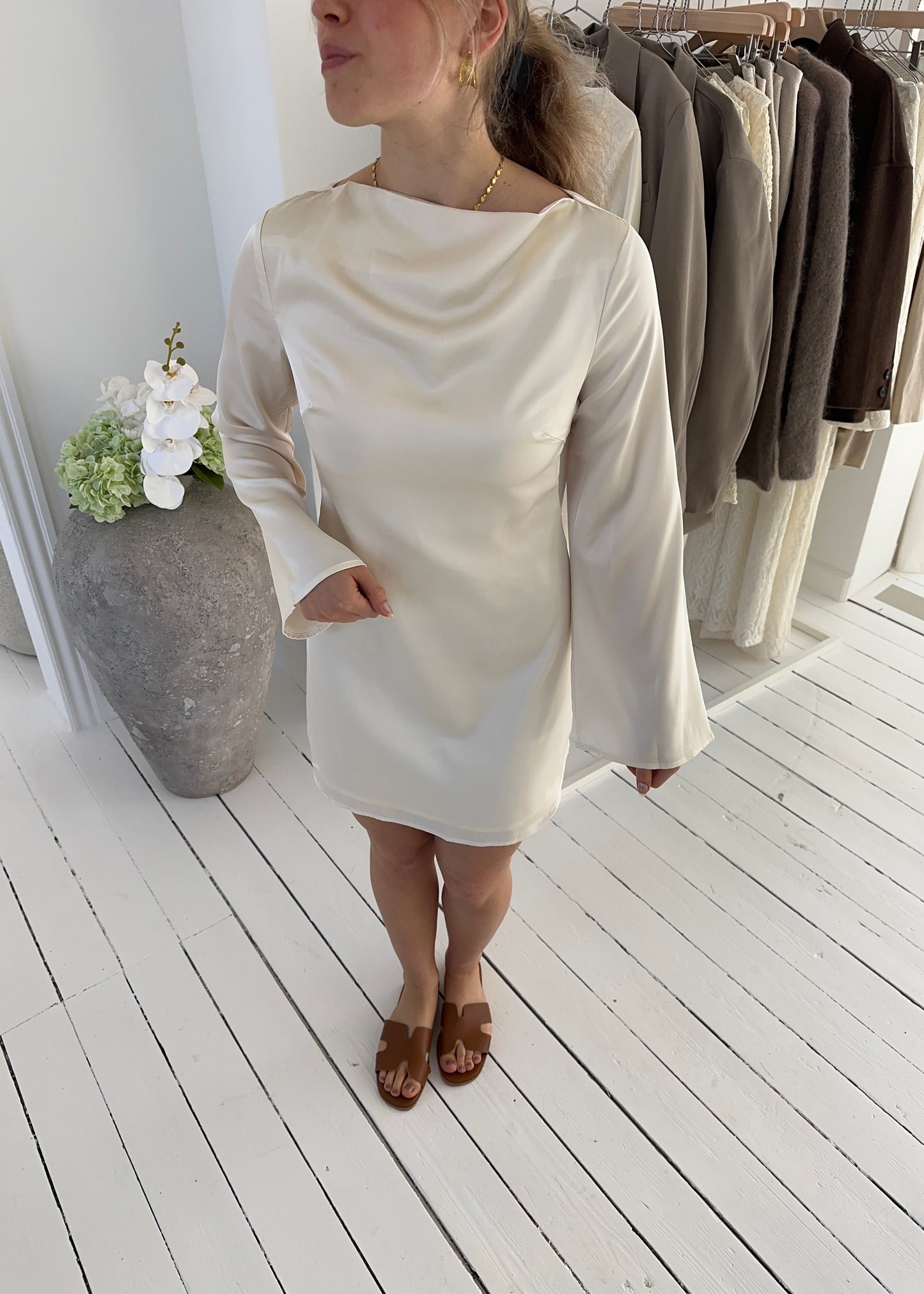 KARLA DRESS - Cream