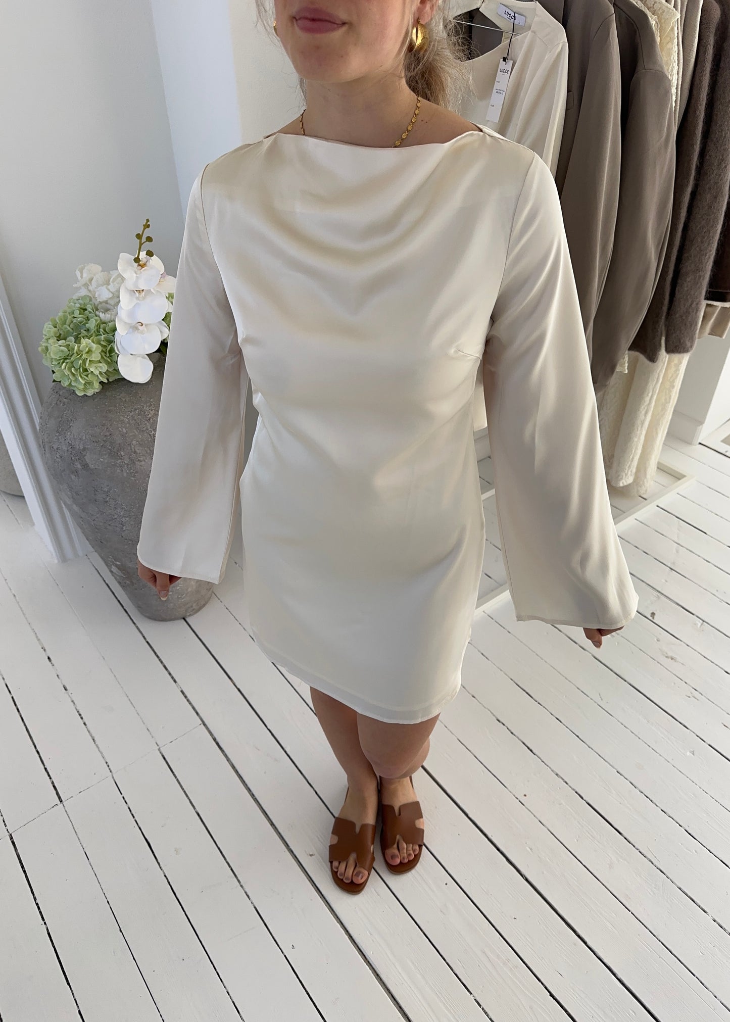 KARLA DRESS - Cream
