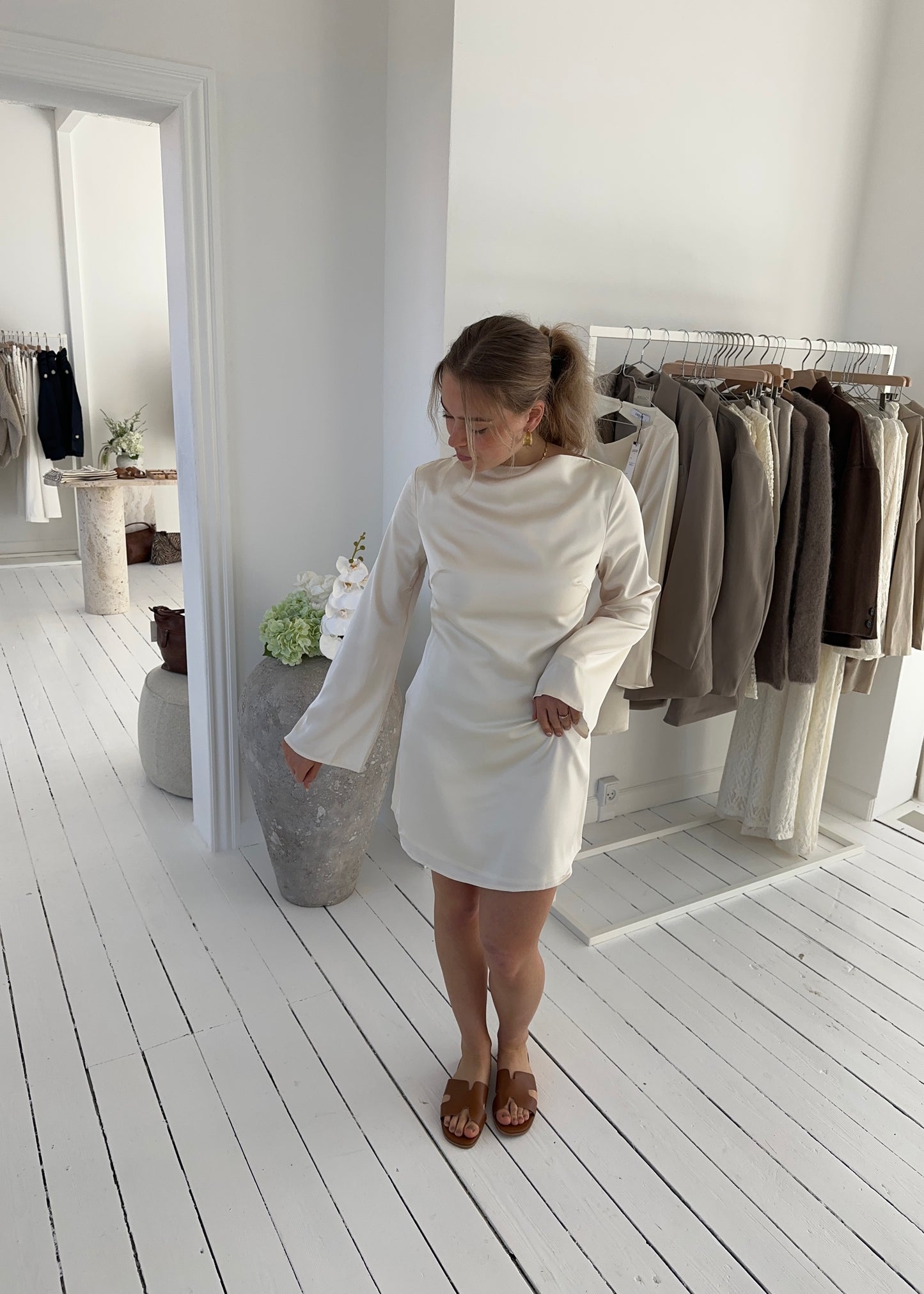 KARLA DRESS - Cream