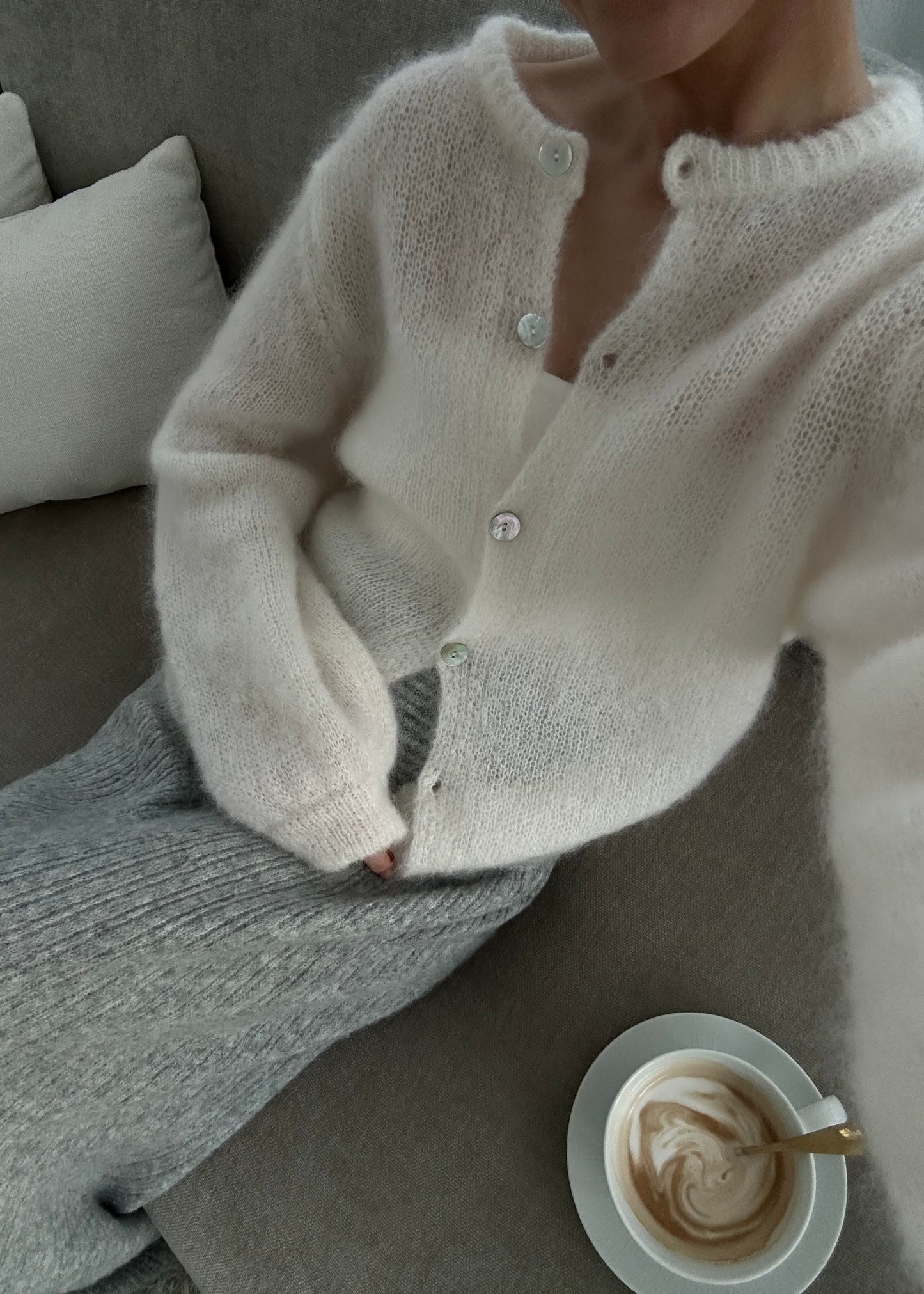 MOHAIR CARDIGAN