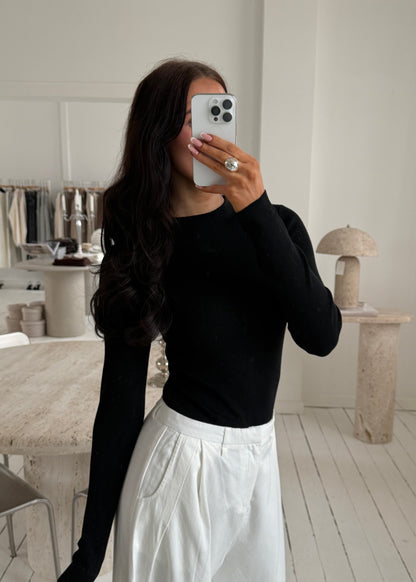 FANNY BLUSE - Sort