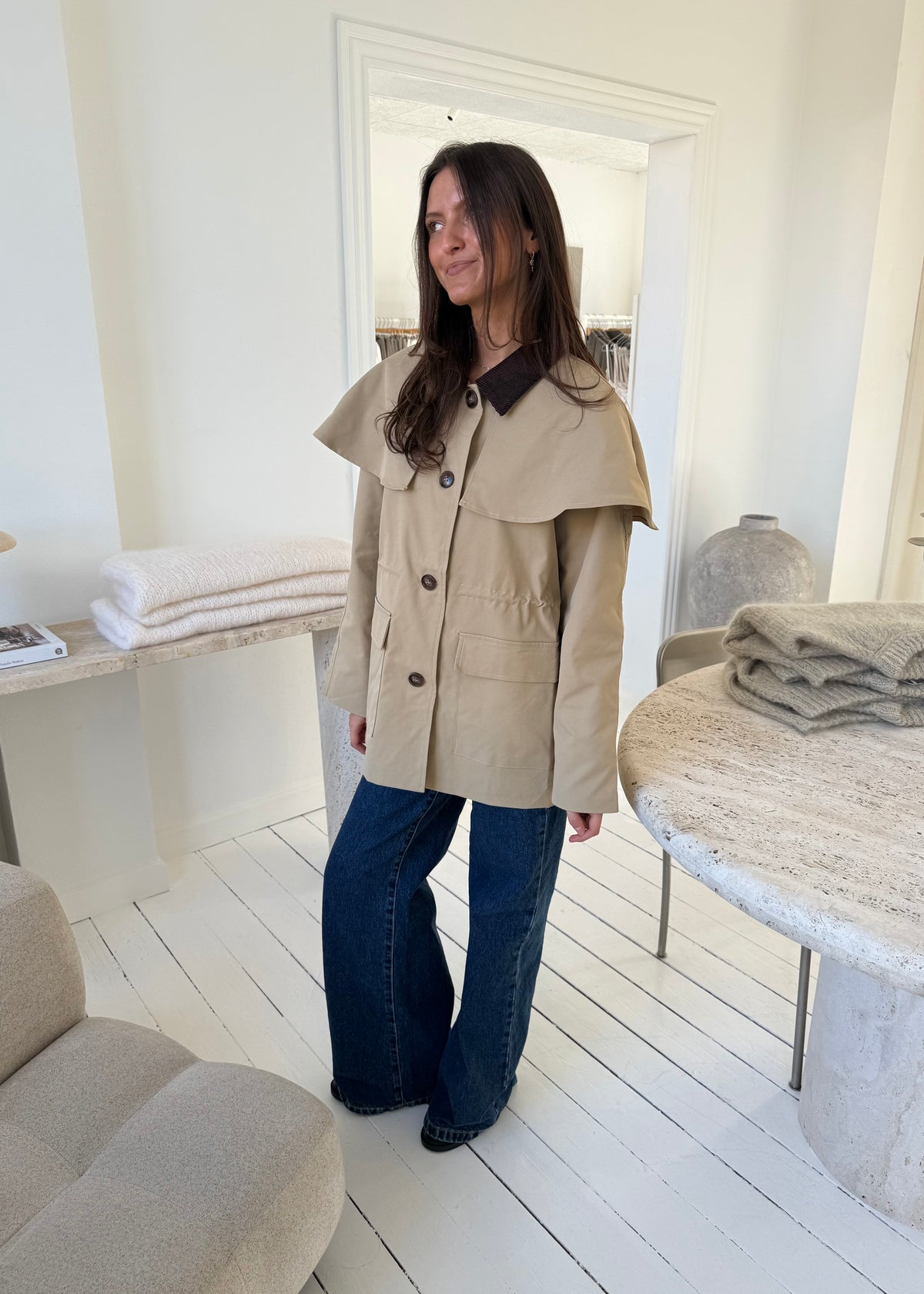VIOLETTE JAKKE - Beige
