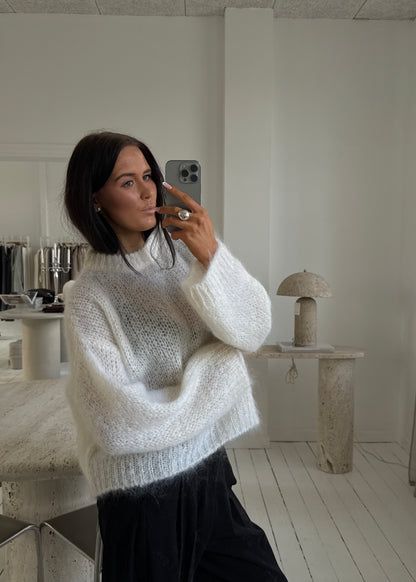 Kaia MOHAIR JUMPER - Hvid